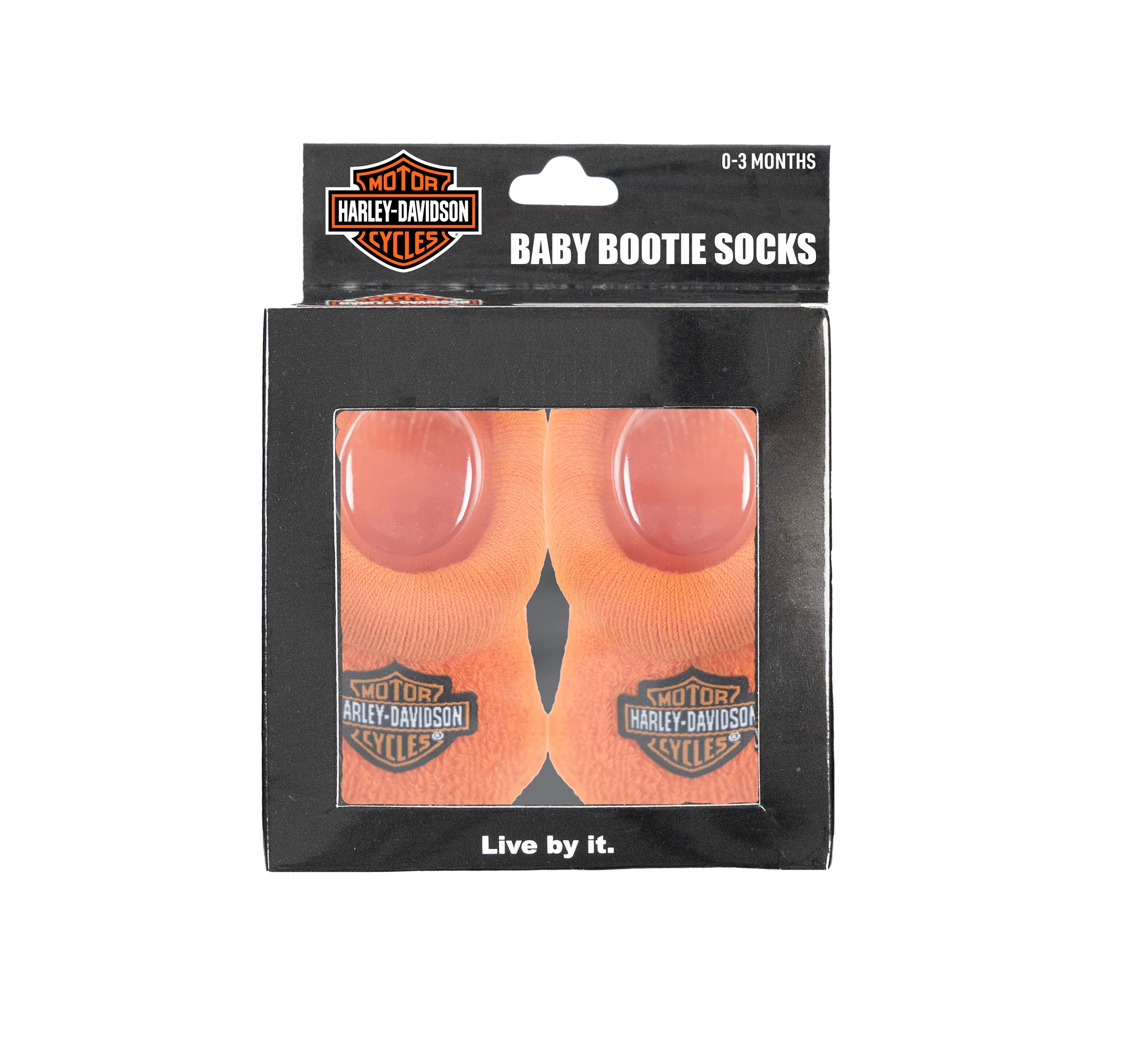 Infant Boxed Booties - Orange