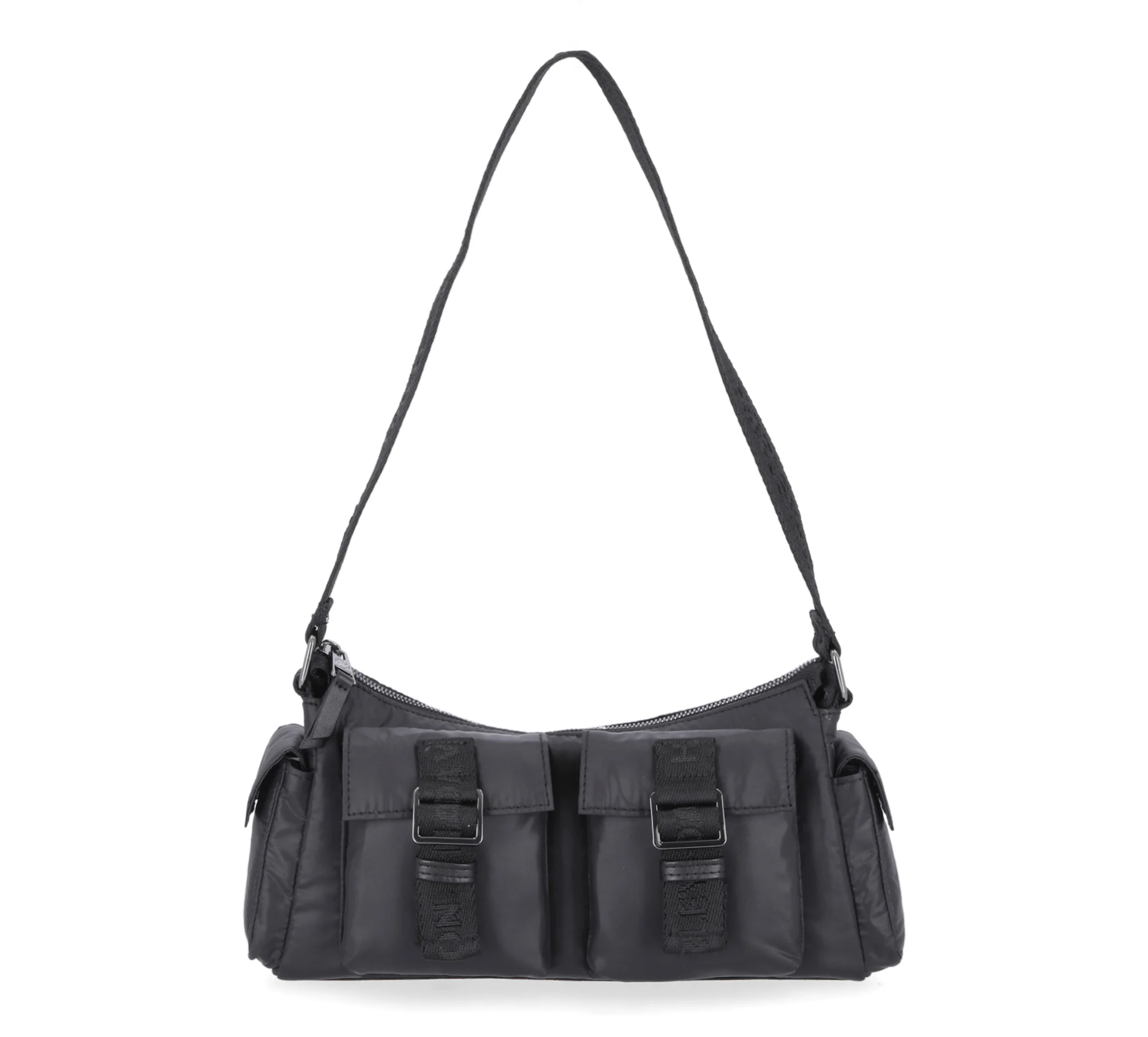 Utility Top Zip Bag - Black