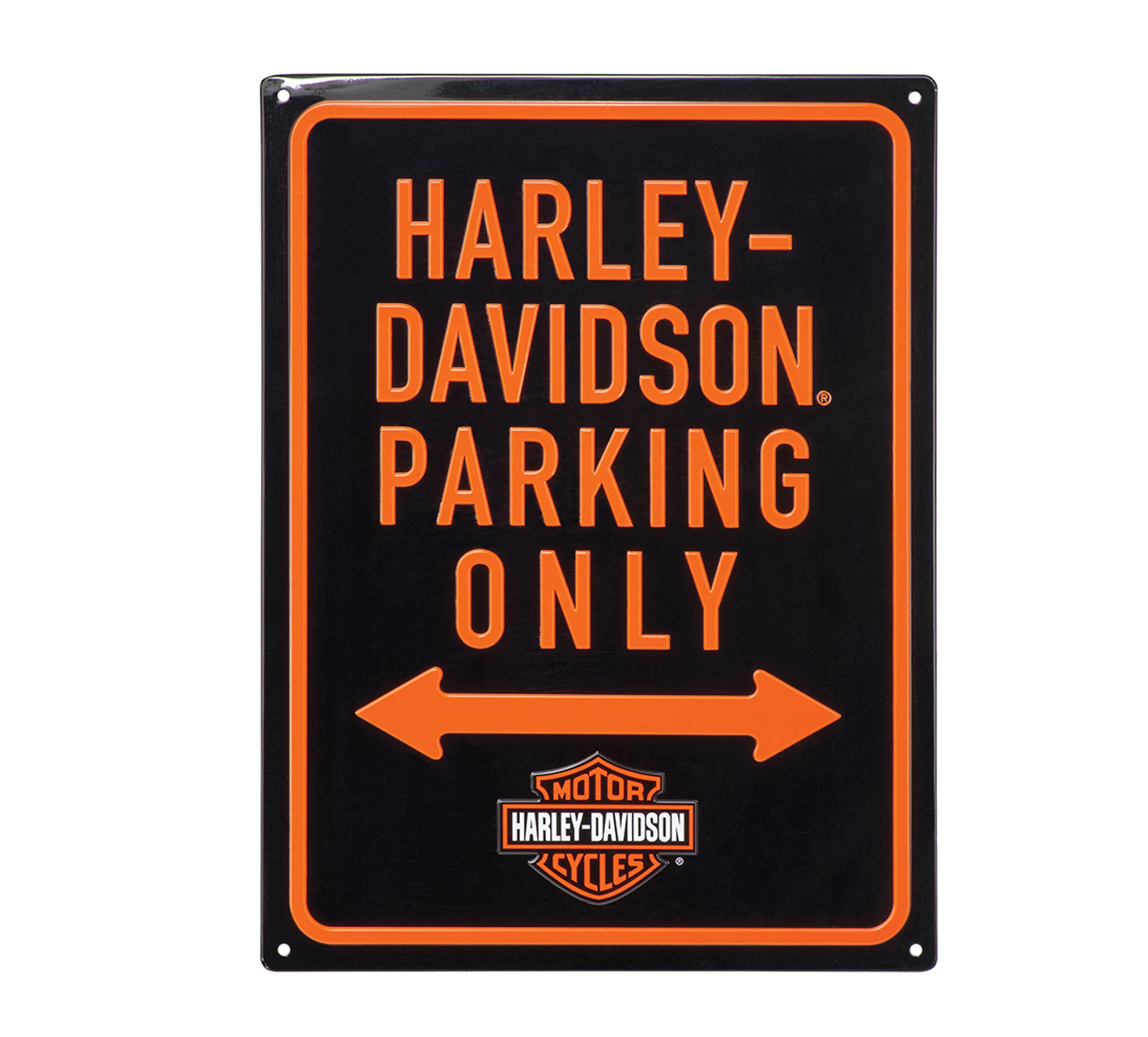 H-D Parking Only Tin Sign