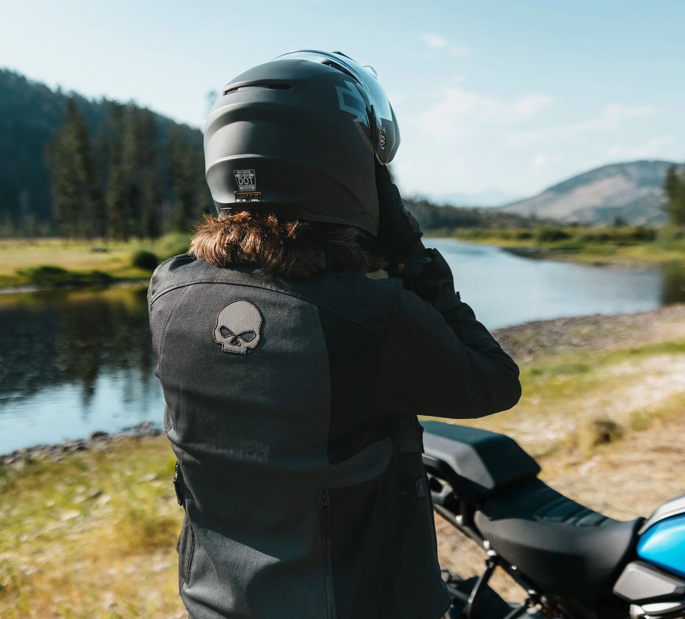 Women's Willie G Skull Graphic Triple Vent System 2.0 Textile Riding Jacket