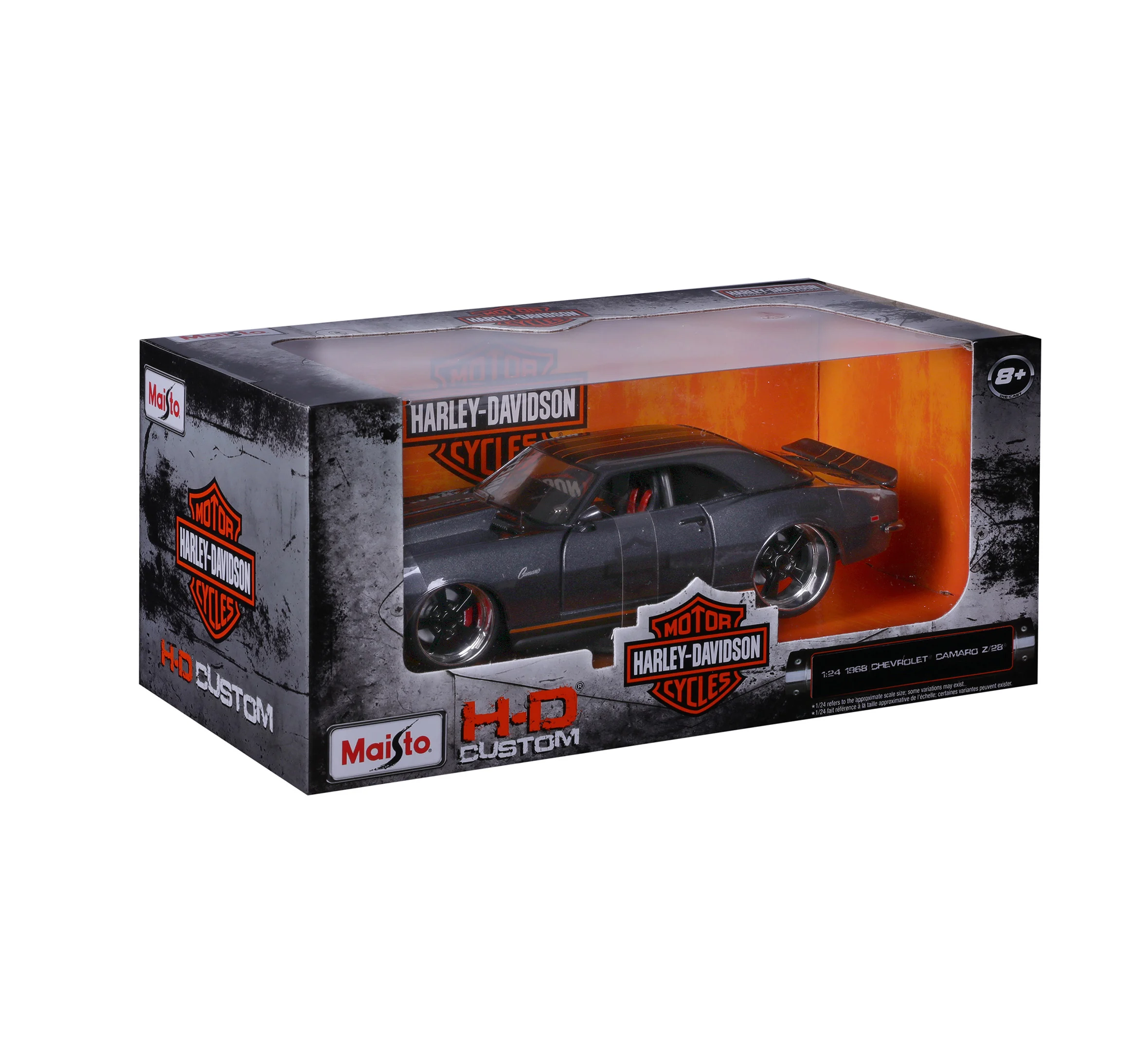 H-D 1:24 Scale Diecast Custom 1968 Chevrolet Camaro