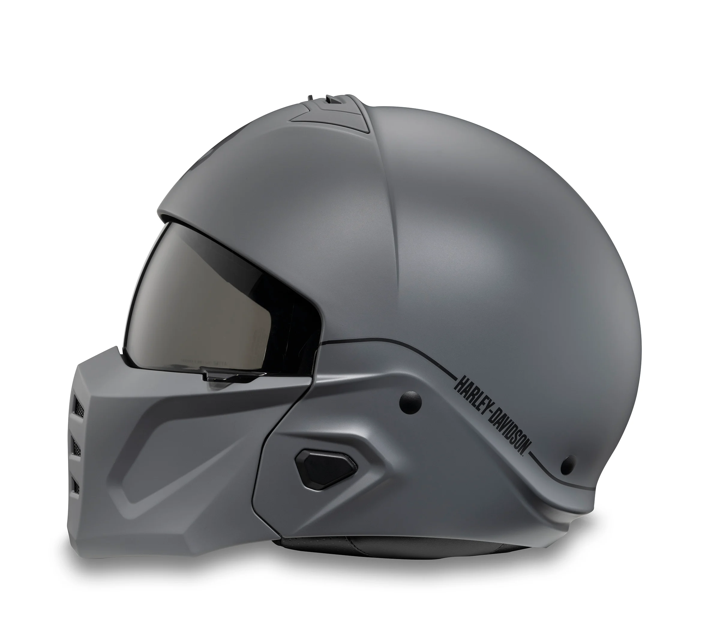 Pilot II 2-in-1 Willie G Skull Helmet - Matte Gunship Grey