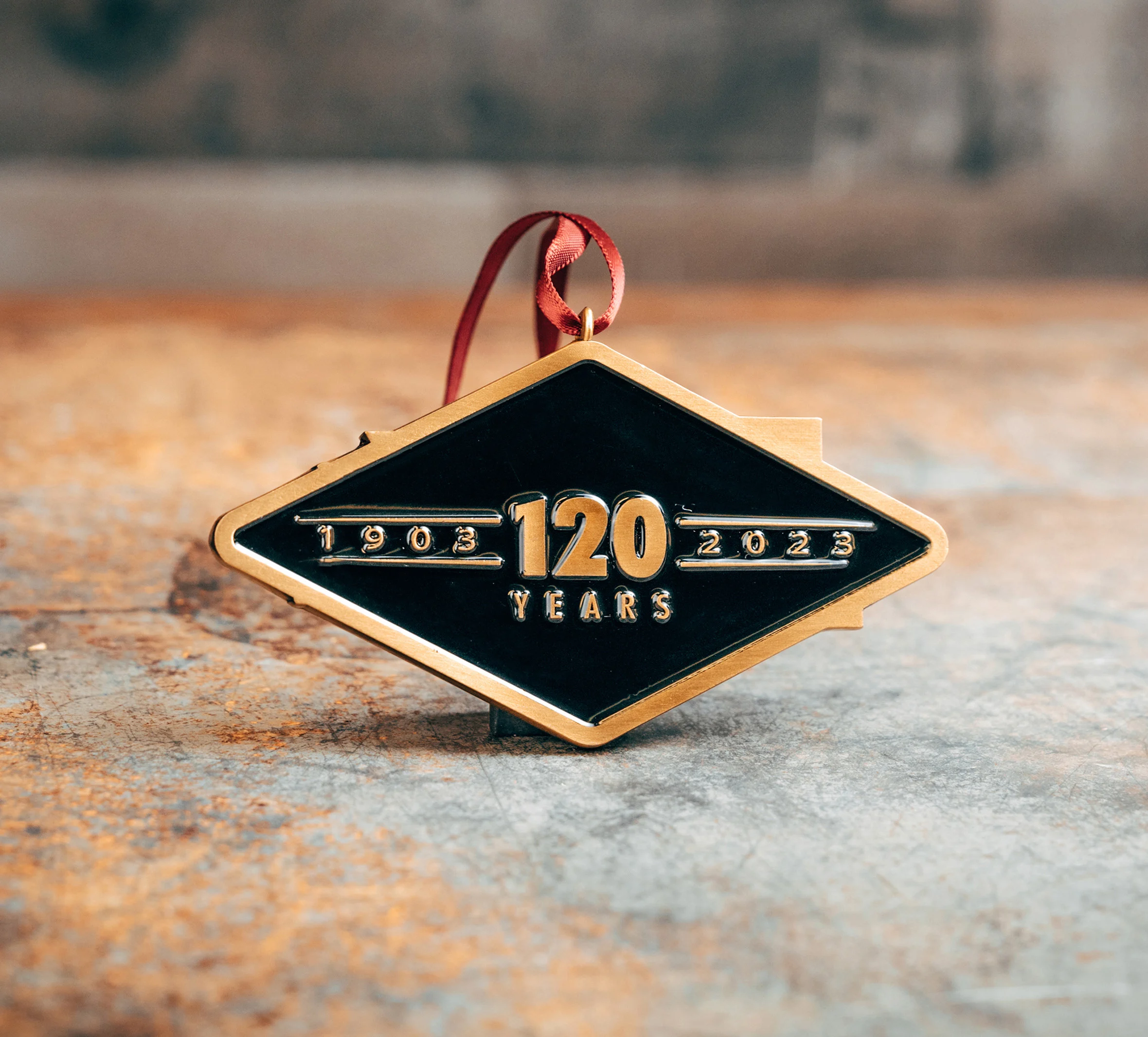 120th Anniversary Metal Ornament