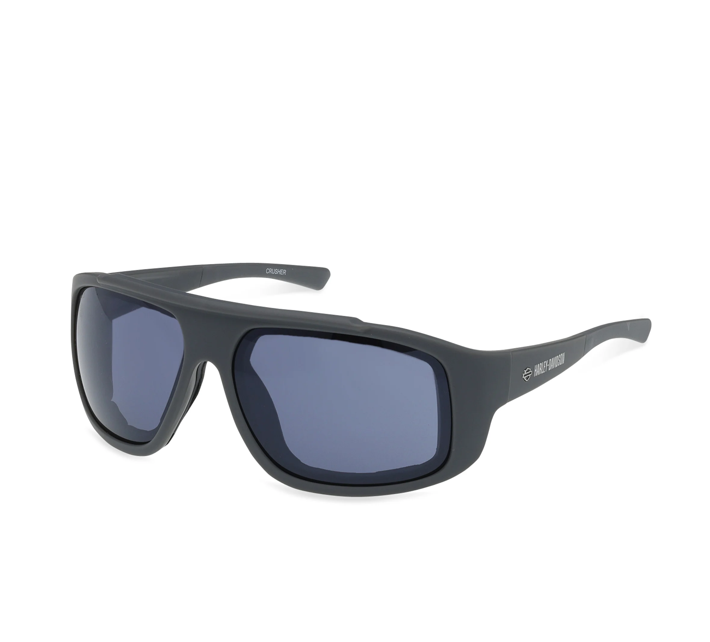 Crusher Navigator Motorcycle Riding Wrap Sunglasses - Grey