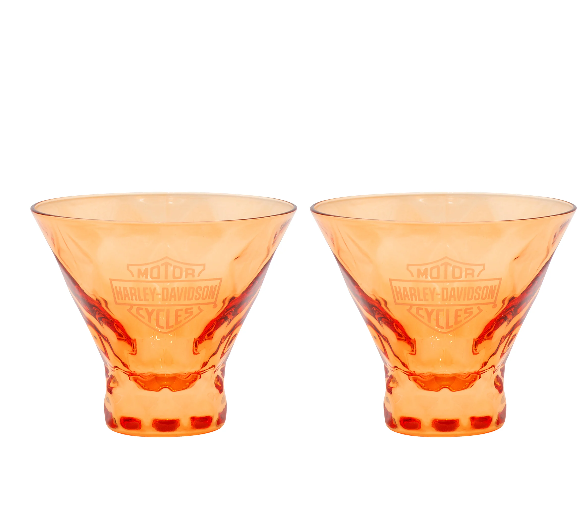 Bar & Shield Stemless Martini Glass Set