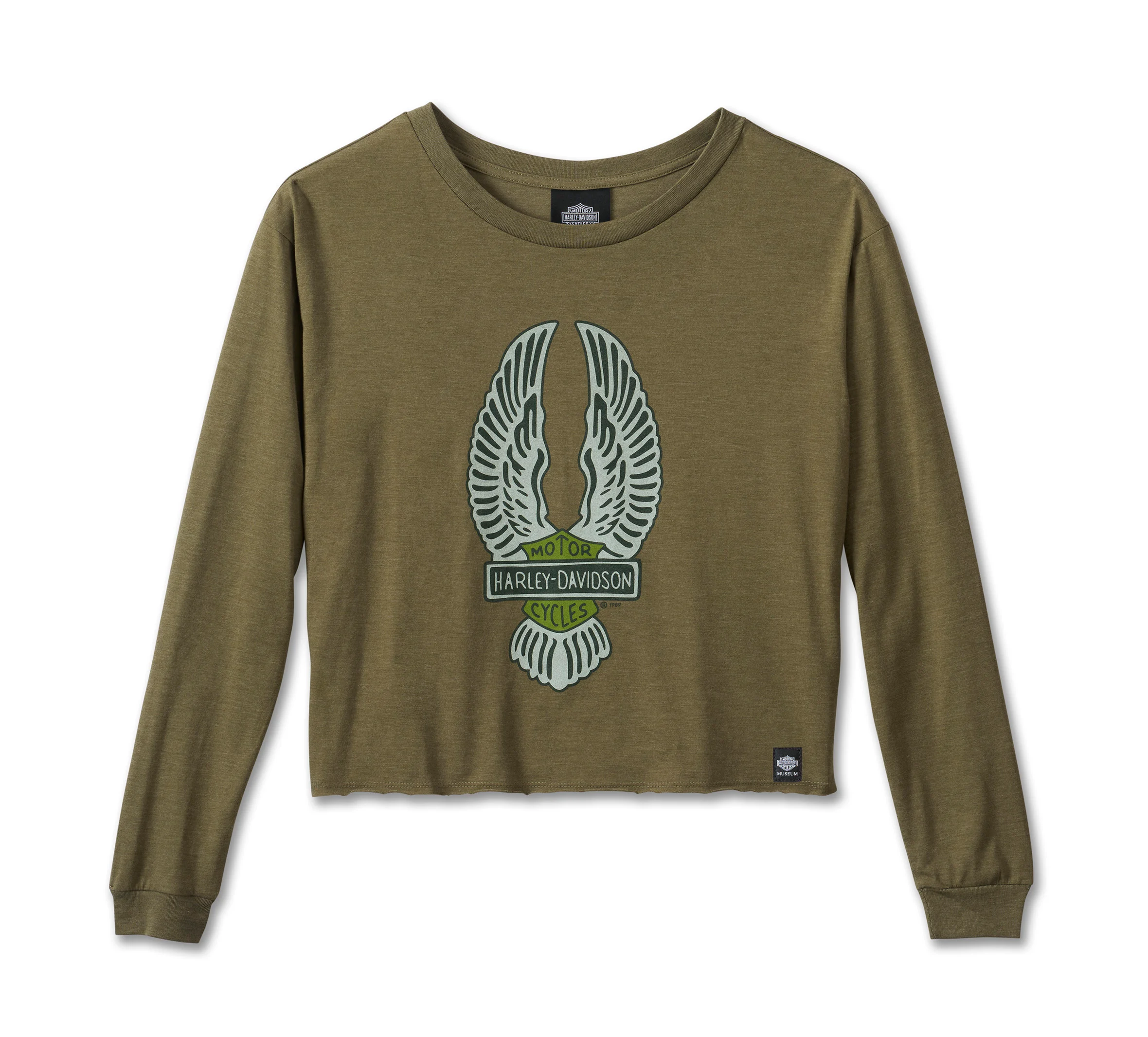 Women's Vintage Wing Bar & Shield Midi Long Sleeve