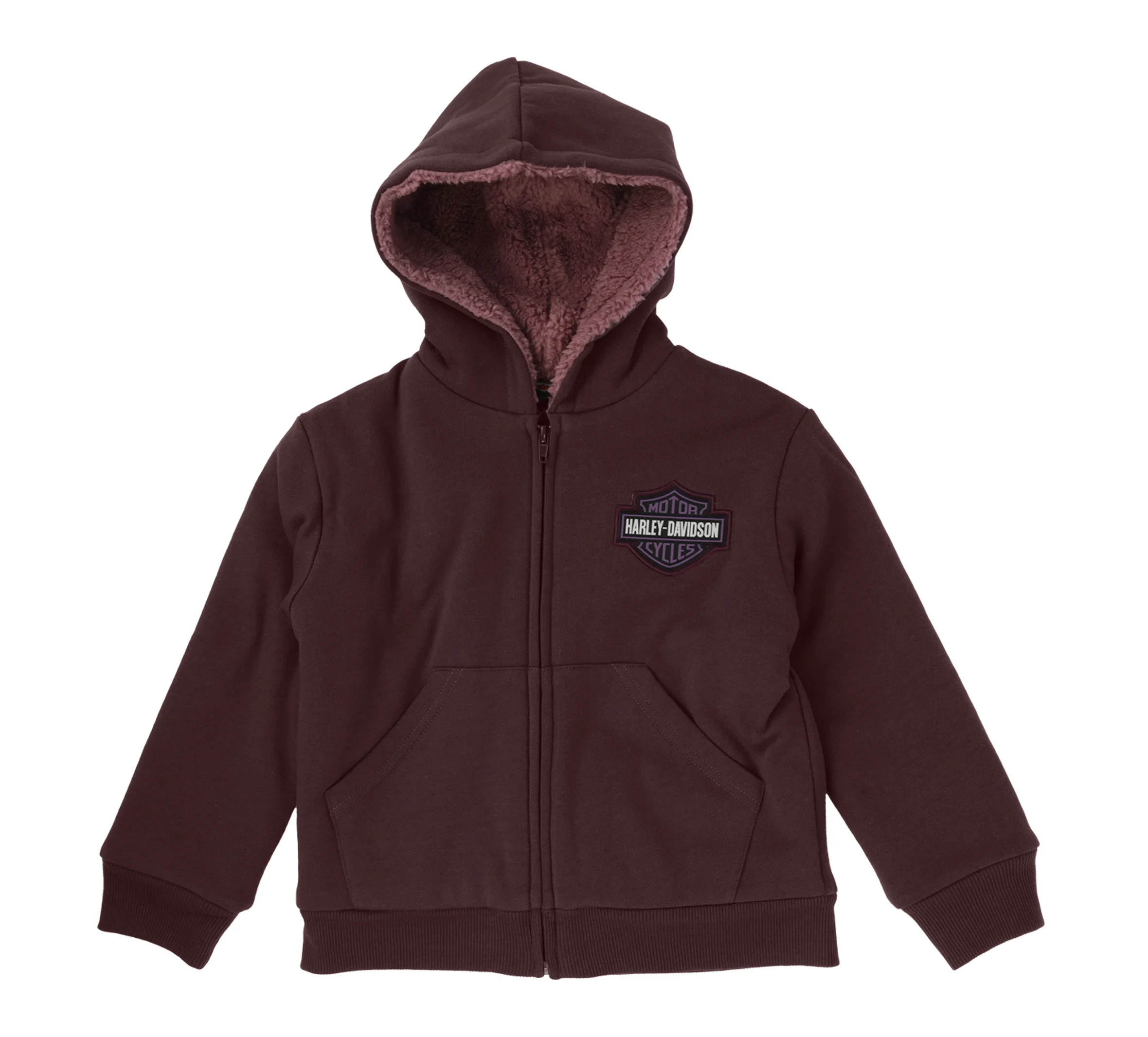 Little Girls Sherpa Lined Fleece Jacket