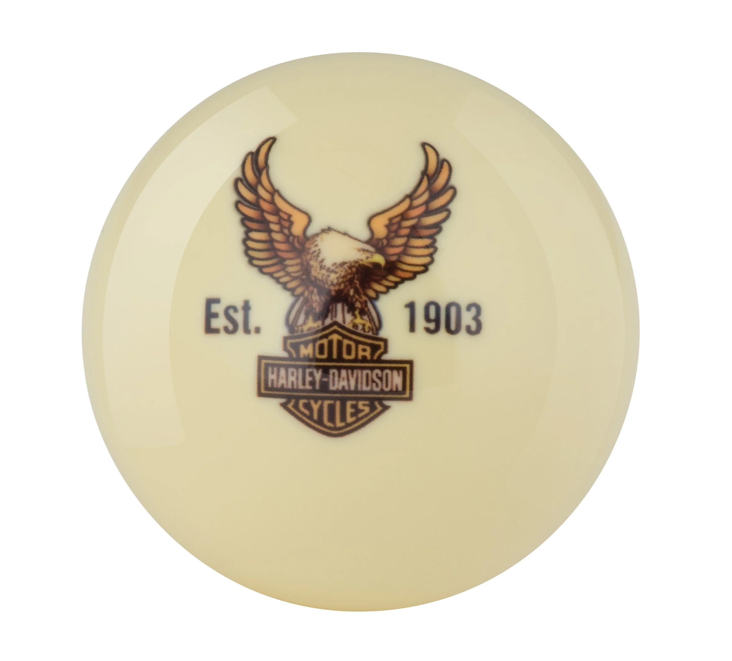 Harley-Davidson Bar & Shield Eagle Cue Ball