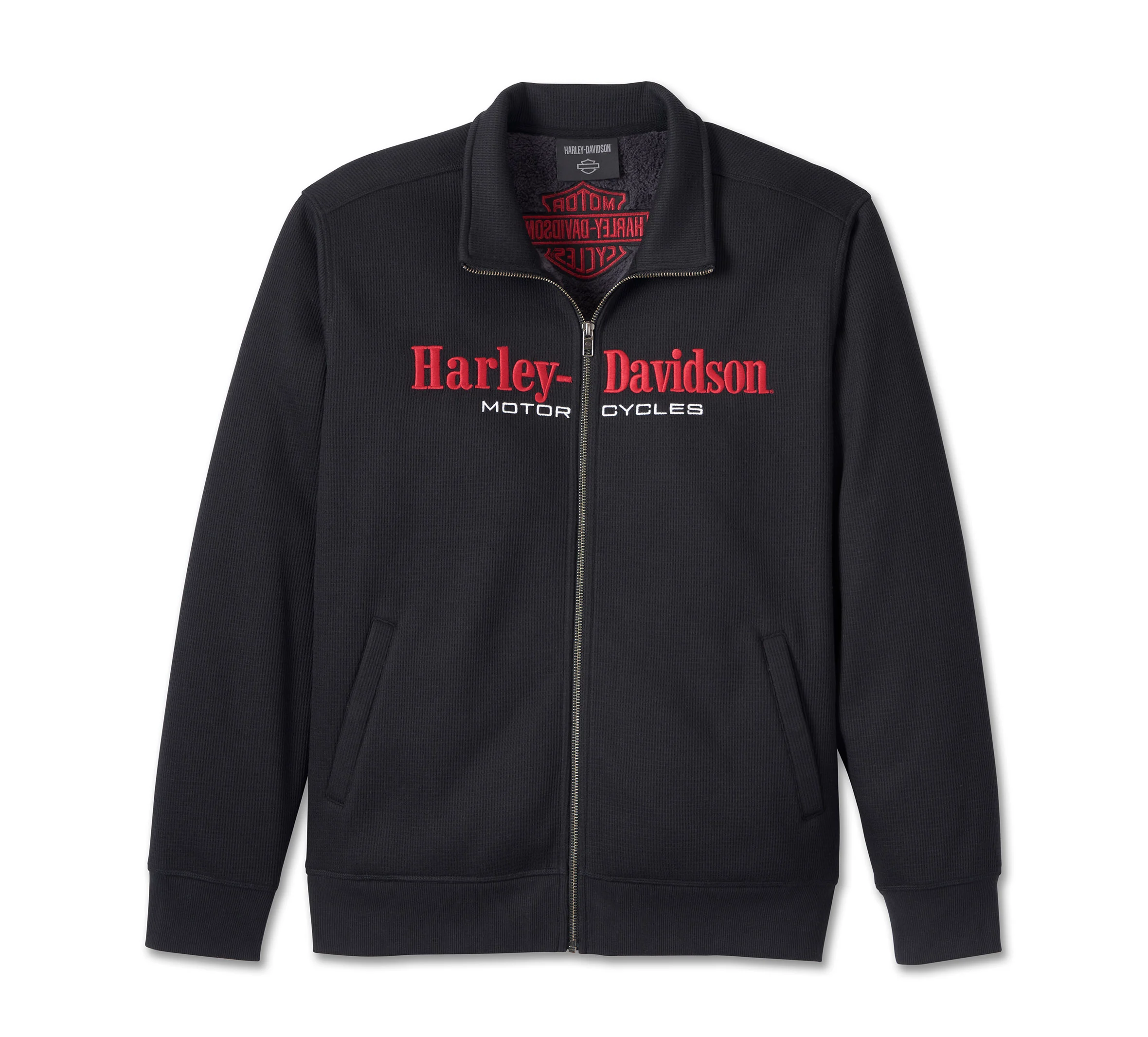 Men's Darting Zip-Up Sweatshirt - Black Beauty