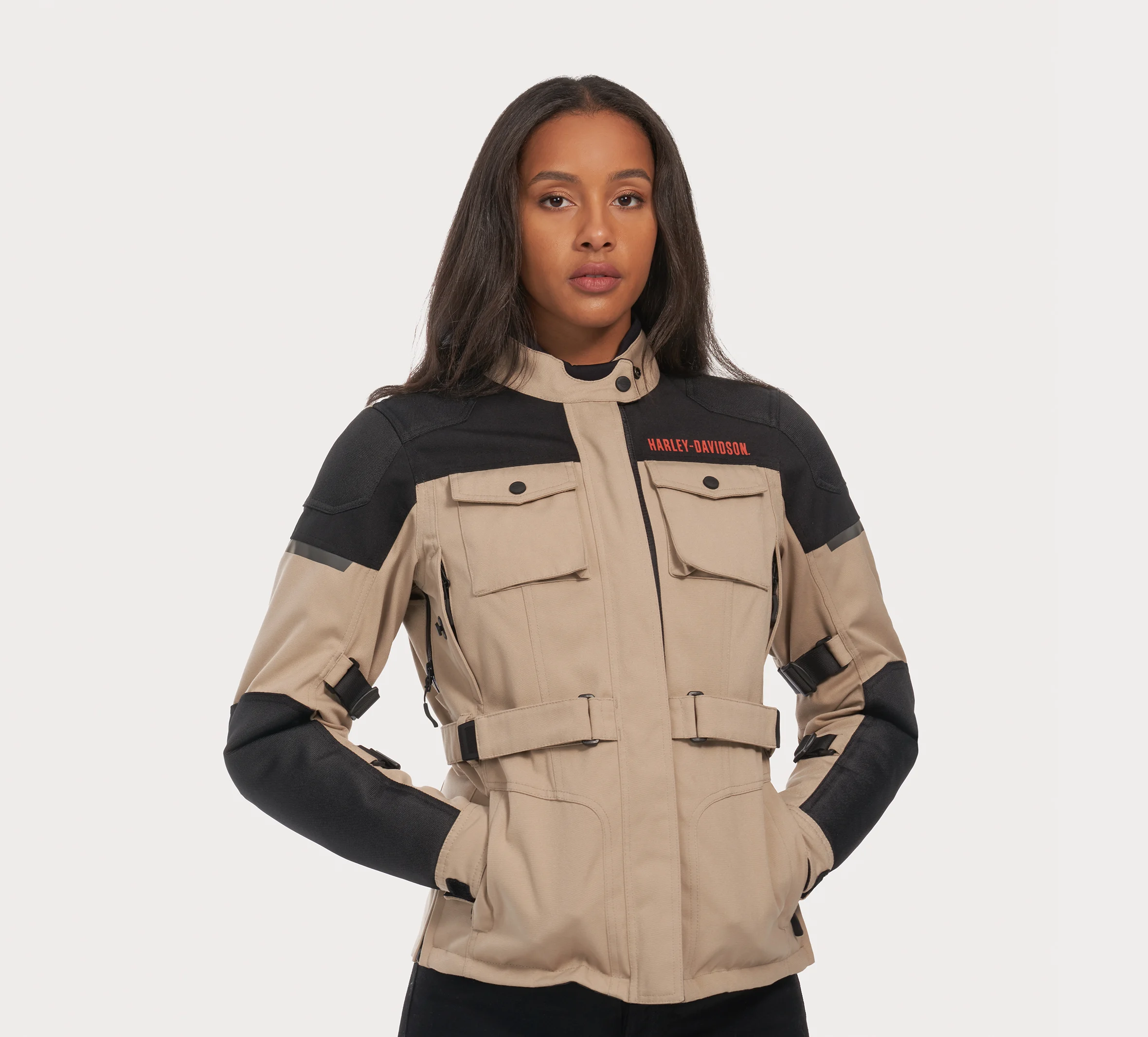 Women's Quest Triple Vent System Waterproof Riding Jacket - Chinchilla