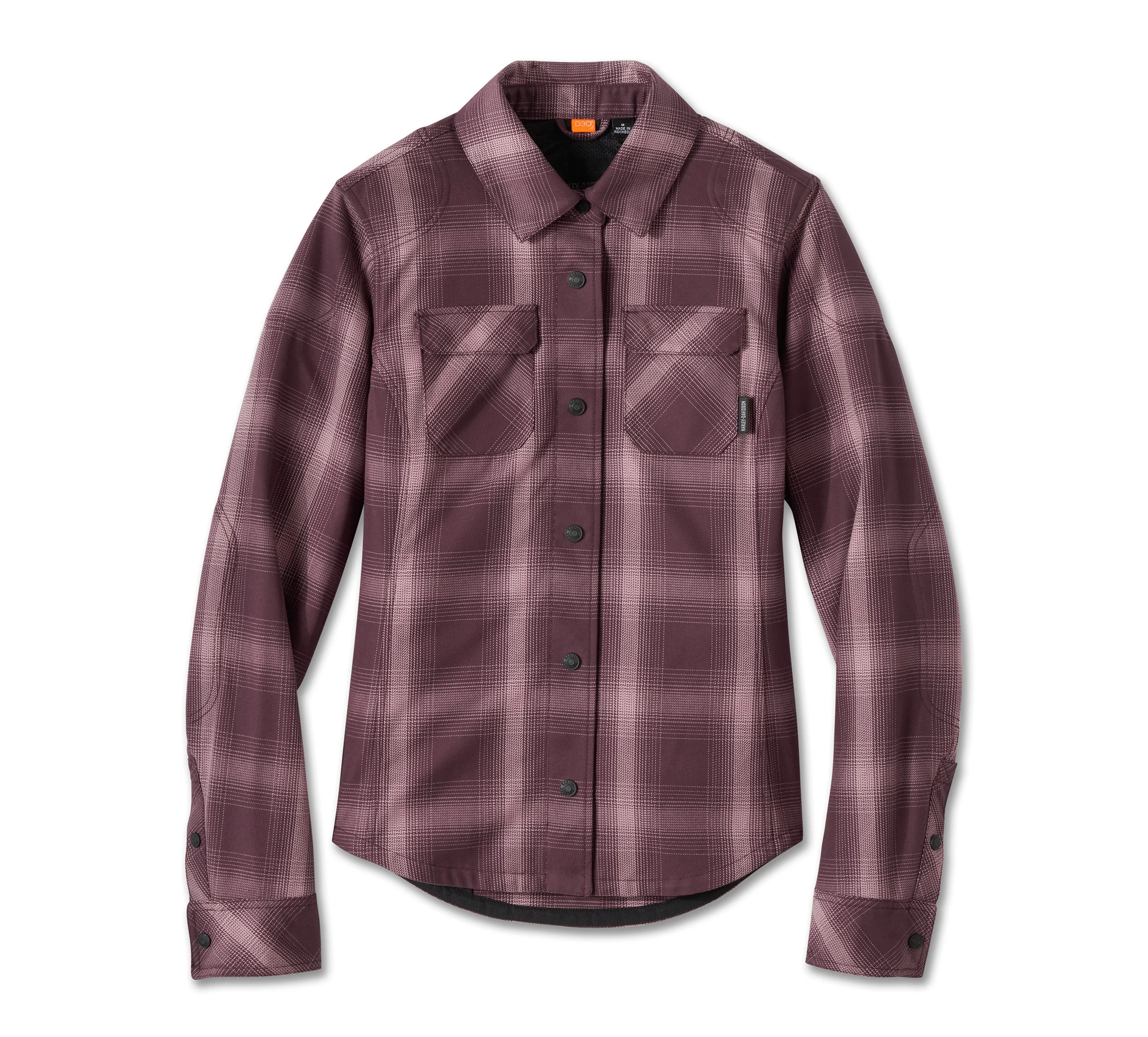 Women's H-D Operative 2.0 Riding Shirt Jacket - Plaid - Sassafras & Wistful Mauve
