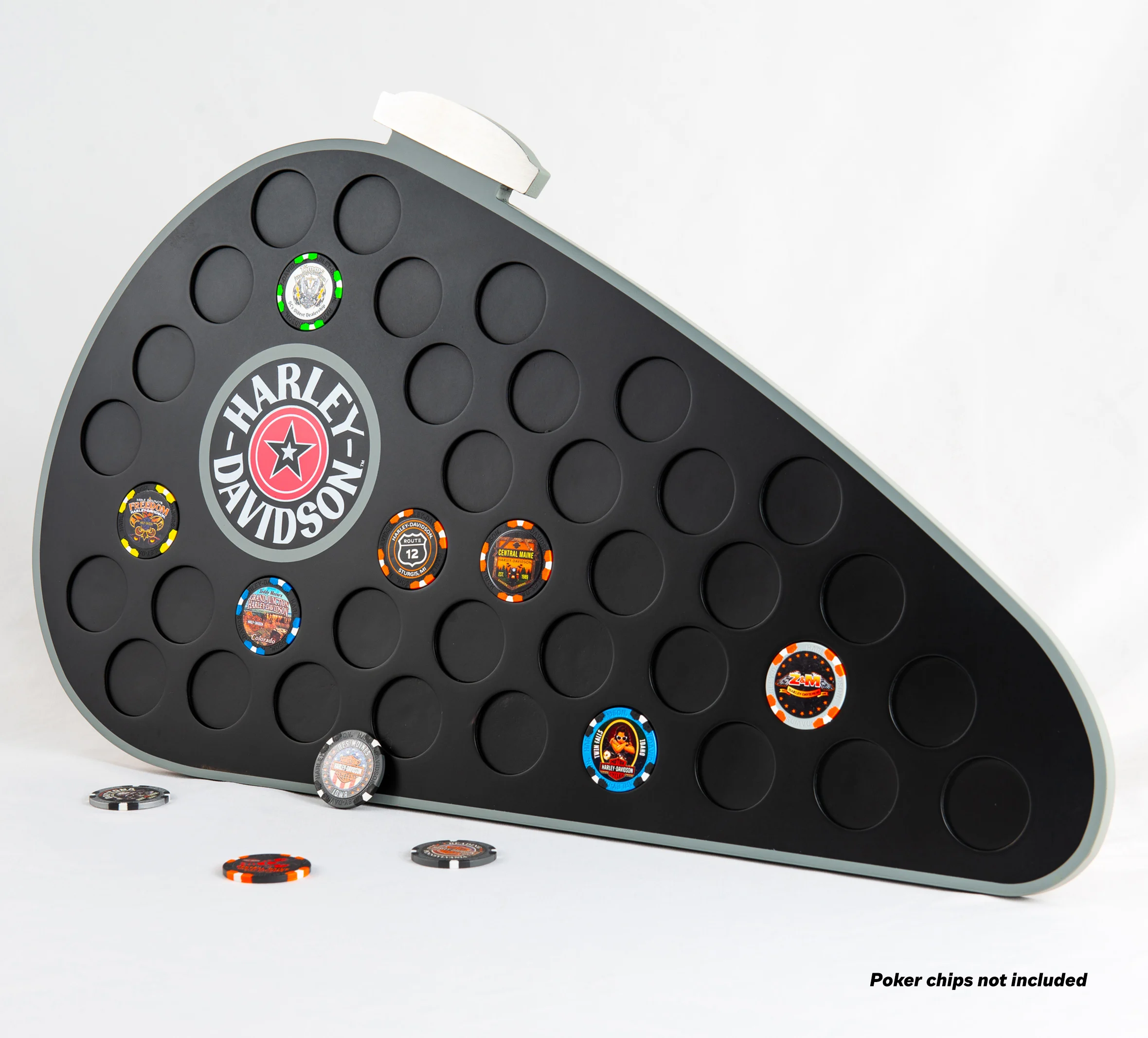 H-D Gas Tank Magnetic  Poker Chip Frame