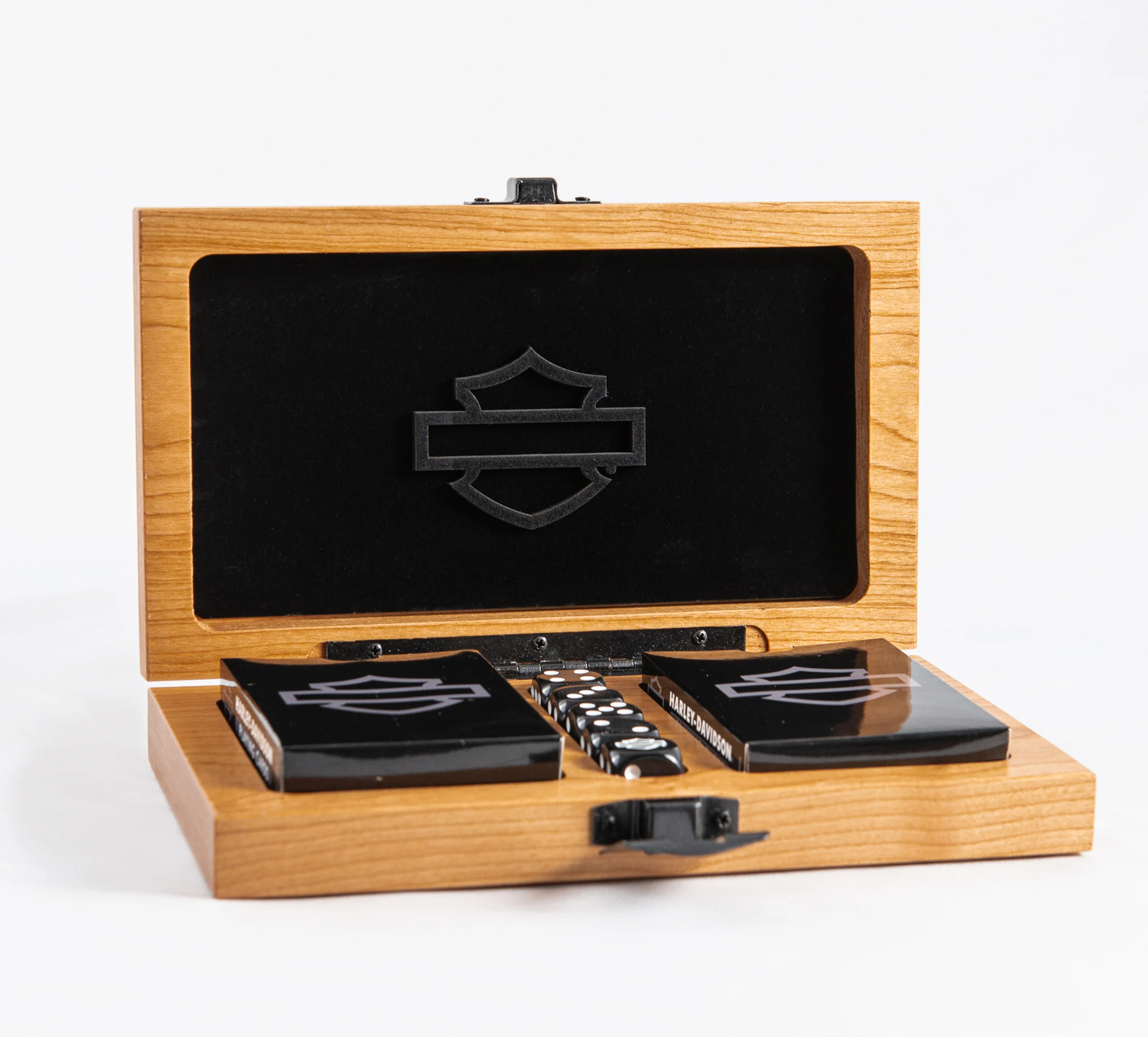 H-D Deluxe 2 in 1 Game Set Double Card Deck / Dice