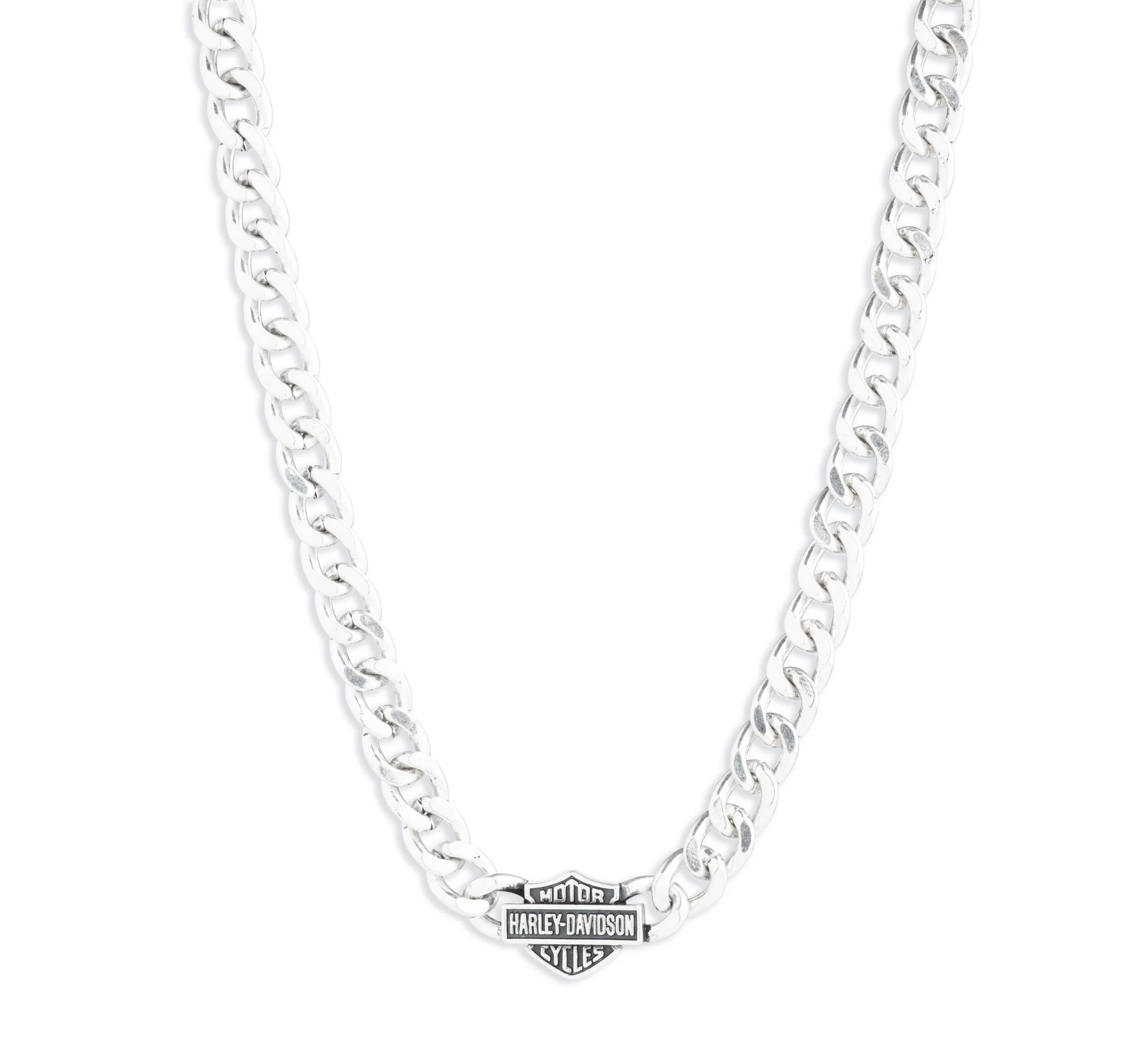 Men's 22" Logo Curb Link Necklace