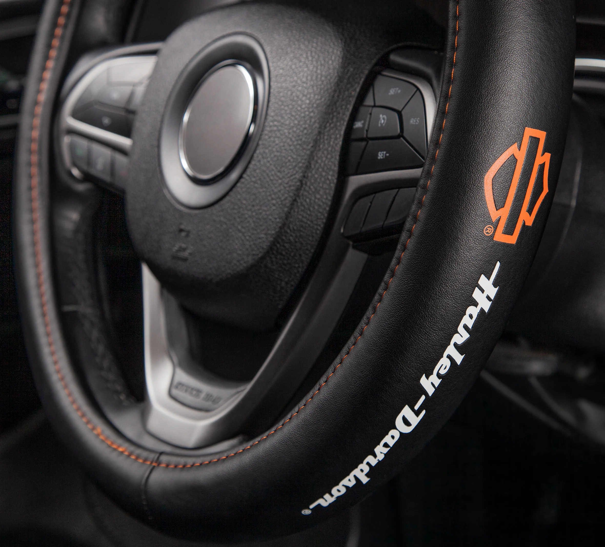 Leather Steering Wheel Cover