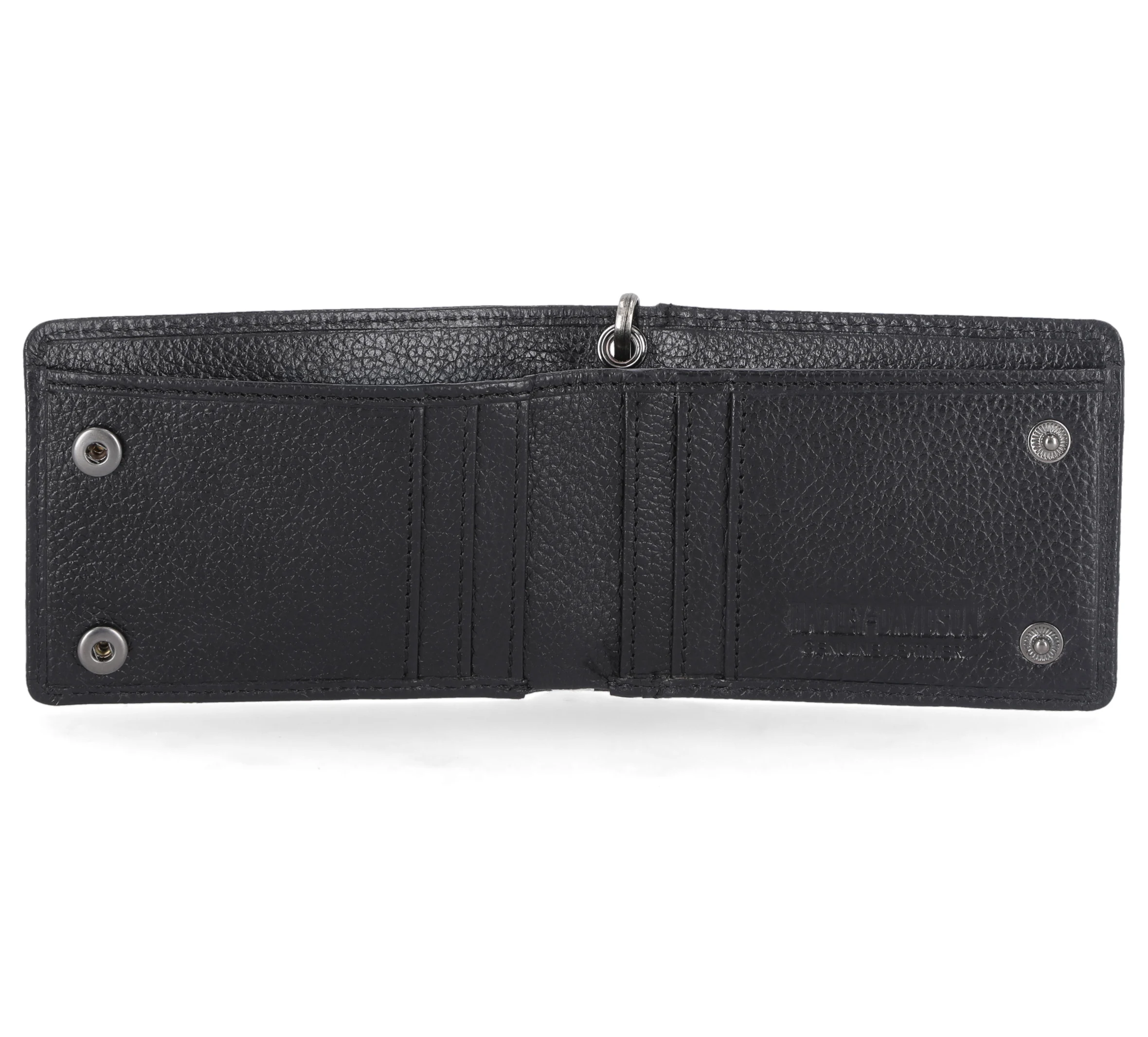 Bar & Shield Front Pocket Wallet With Chain