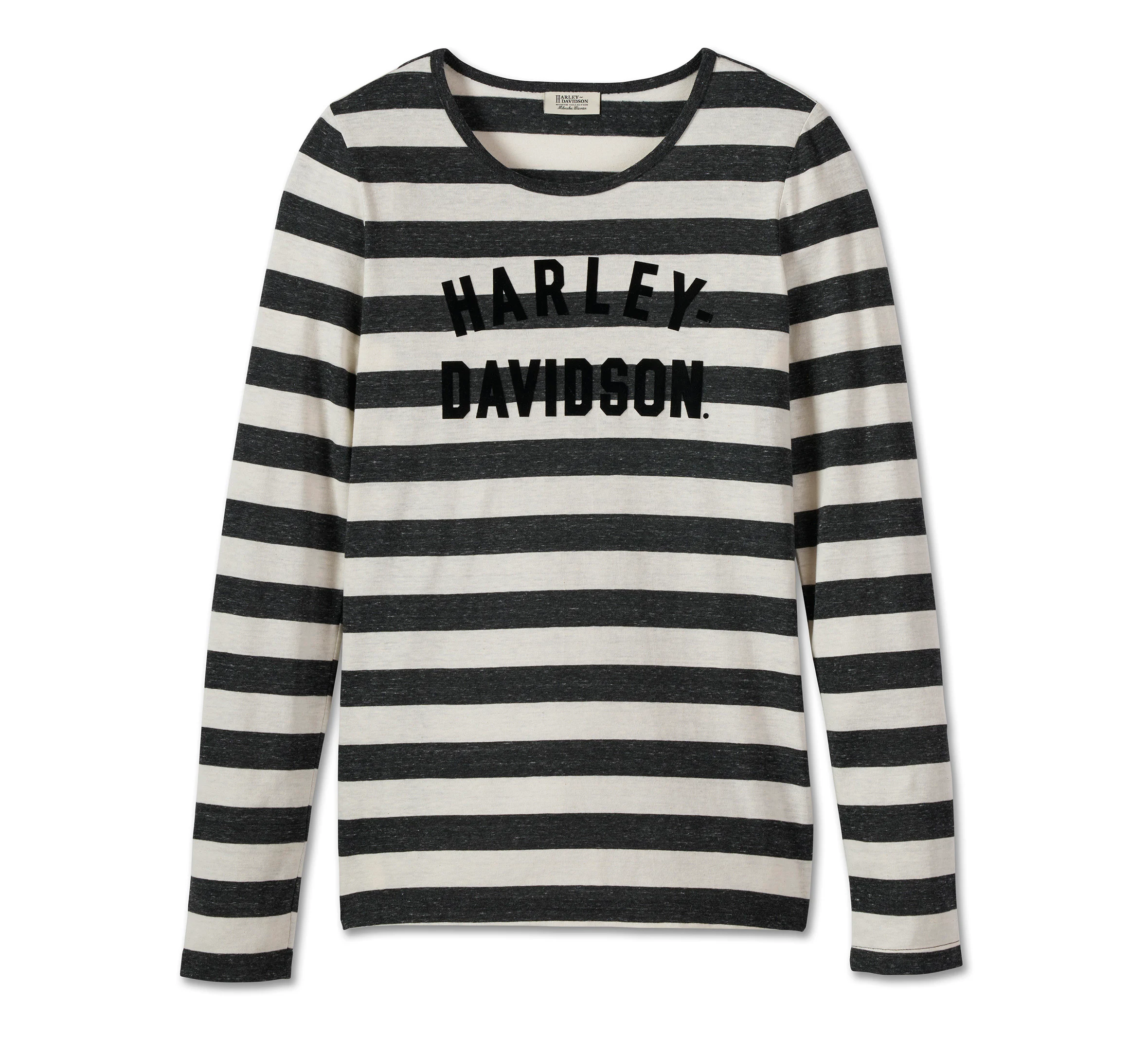 Striped Race Font Long Sleeve