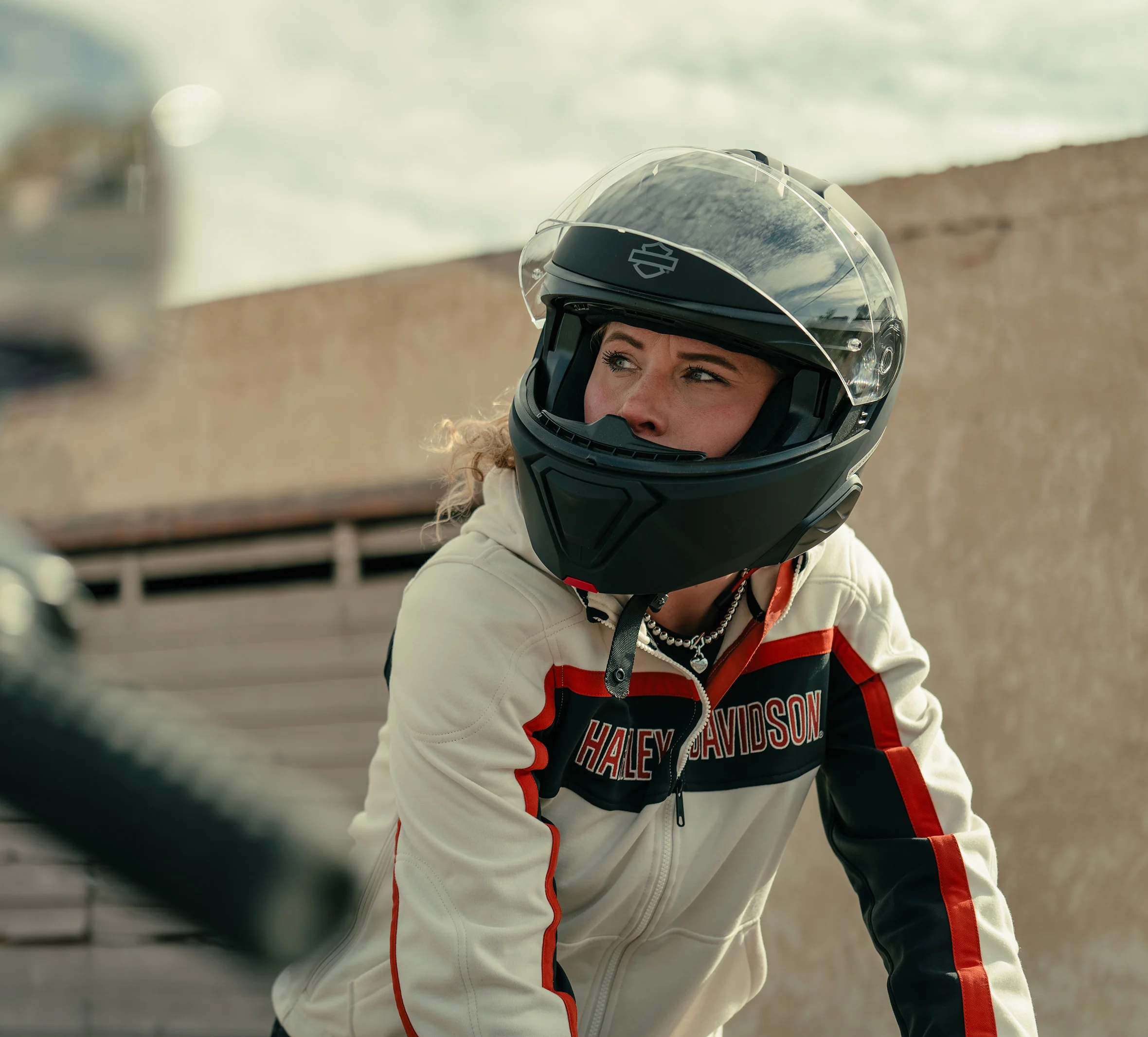 Women's H-D Trenton Deflector 2.0 Hooded Riding Fleece