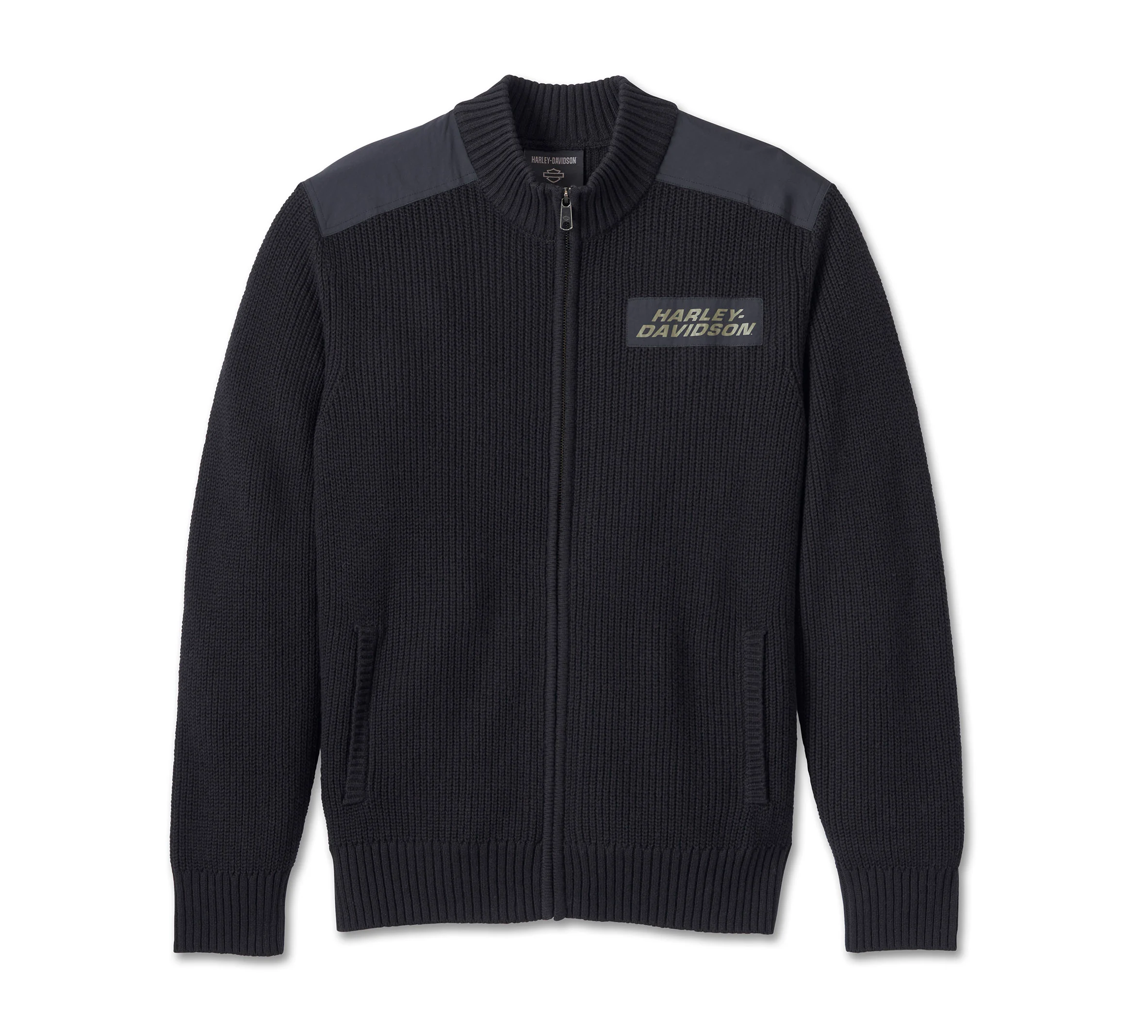 Men's Willie G Skull Sweater - Black Beauty