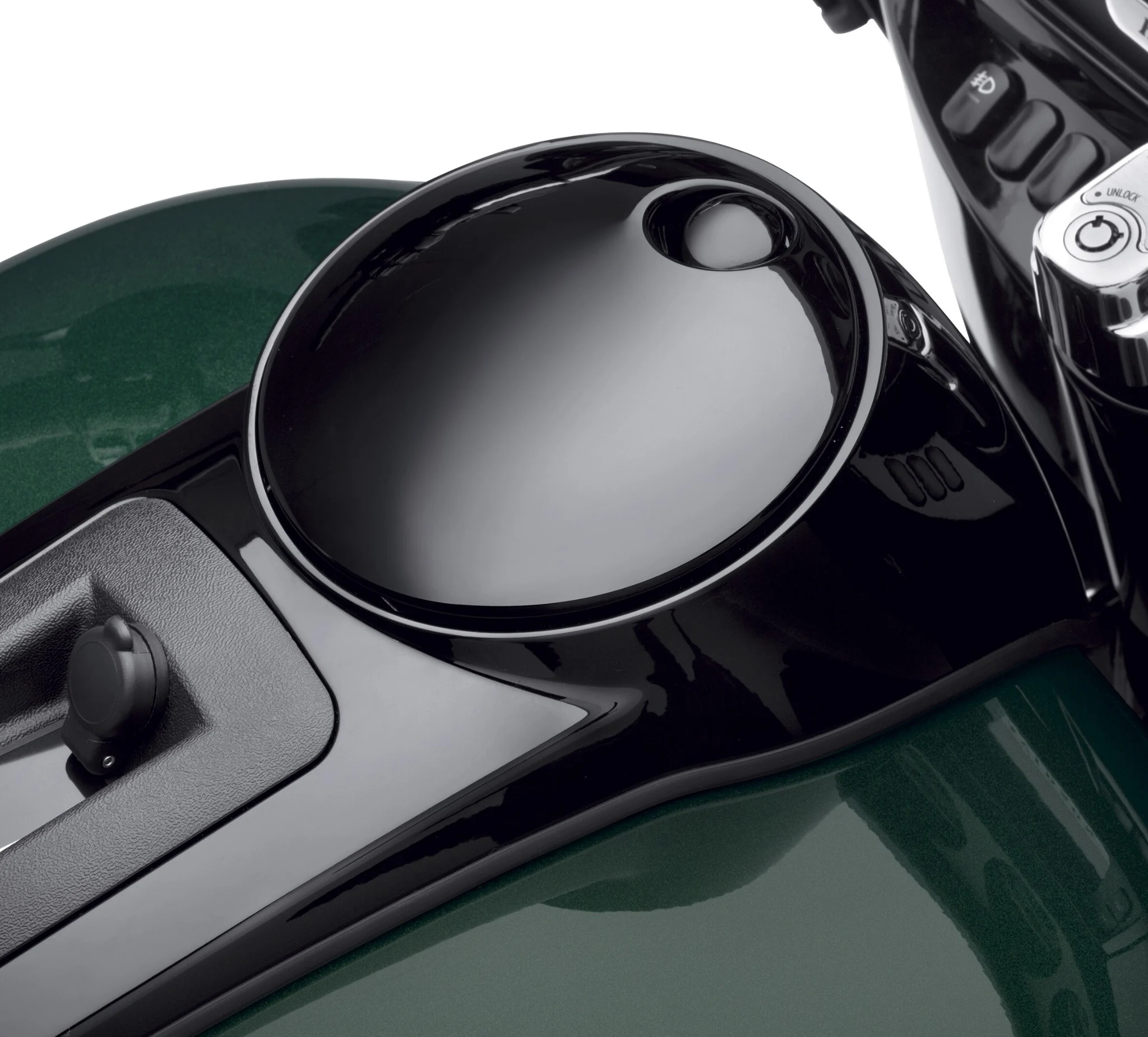 Fuel Tank Console Door - Gloss Black