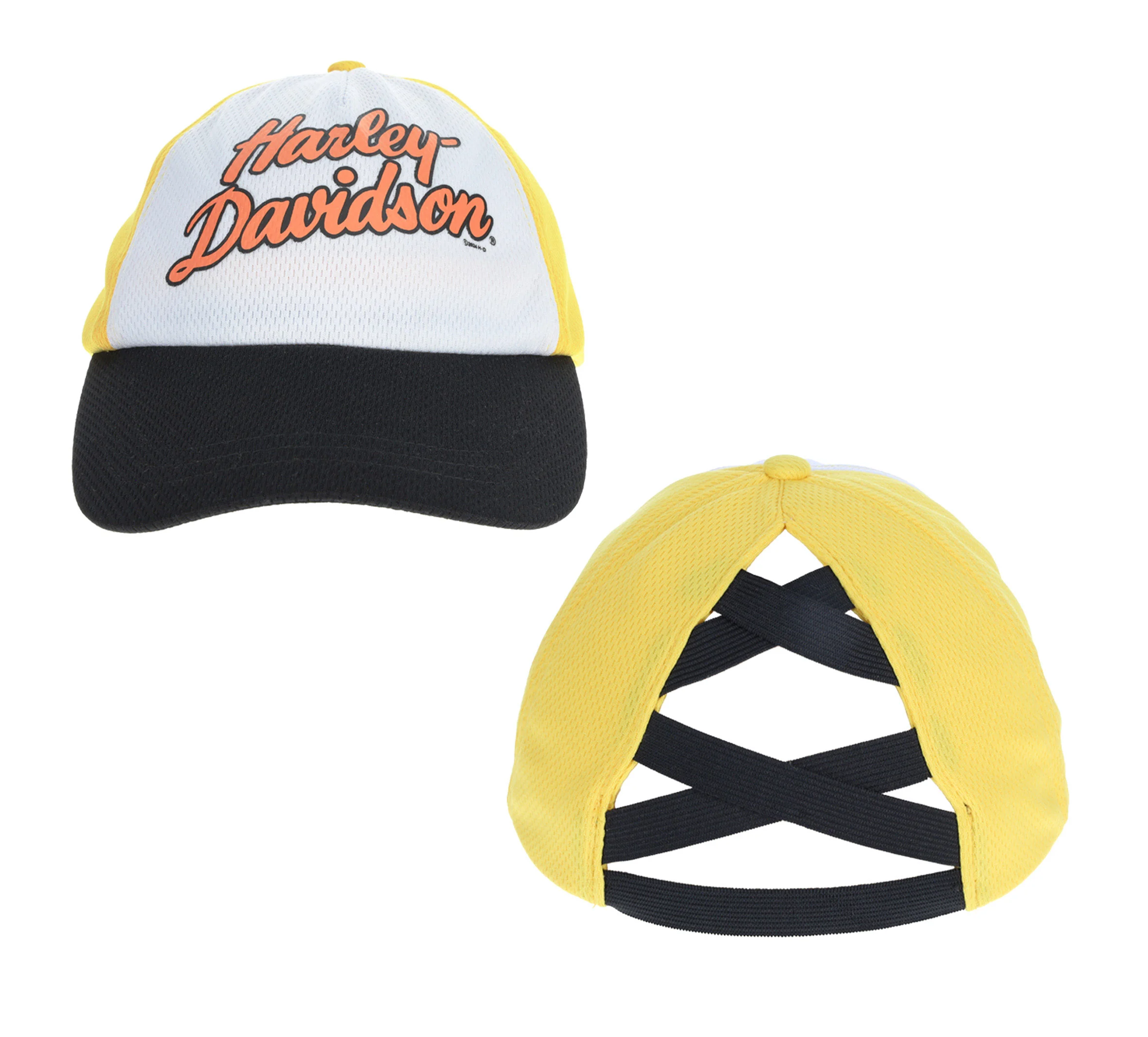 Toddler Girl's Race Collection Mesh With Criss - Cross Back Cap