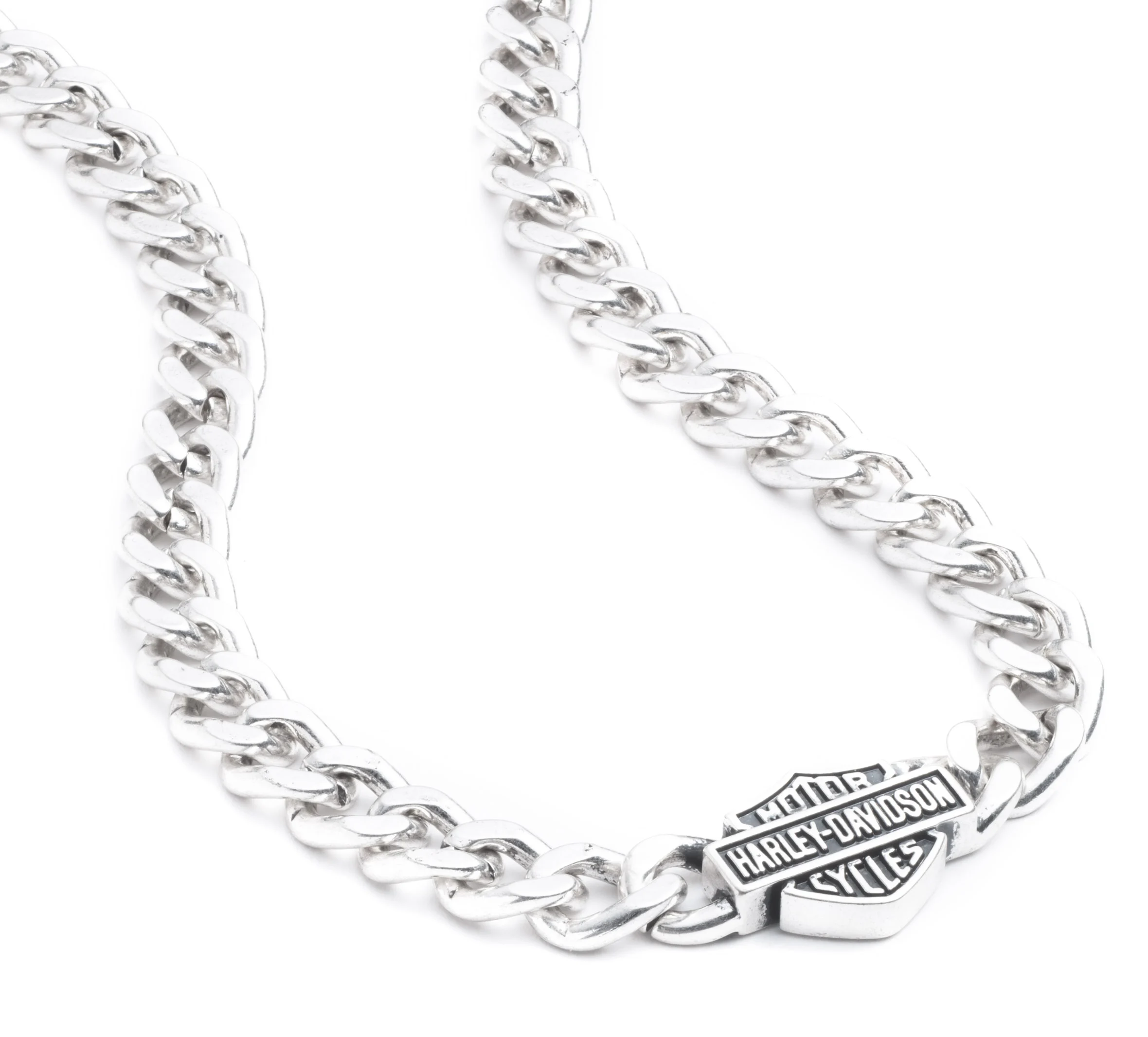 Men's 22" Logo Curb Link Necklace