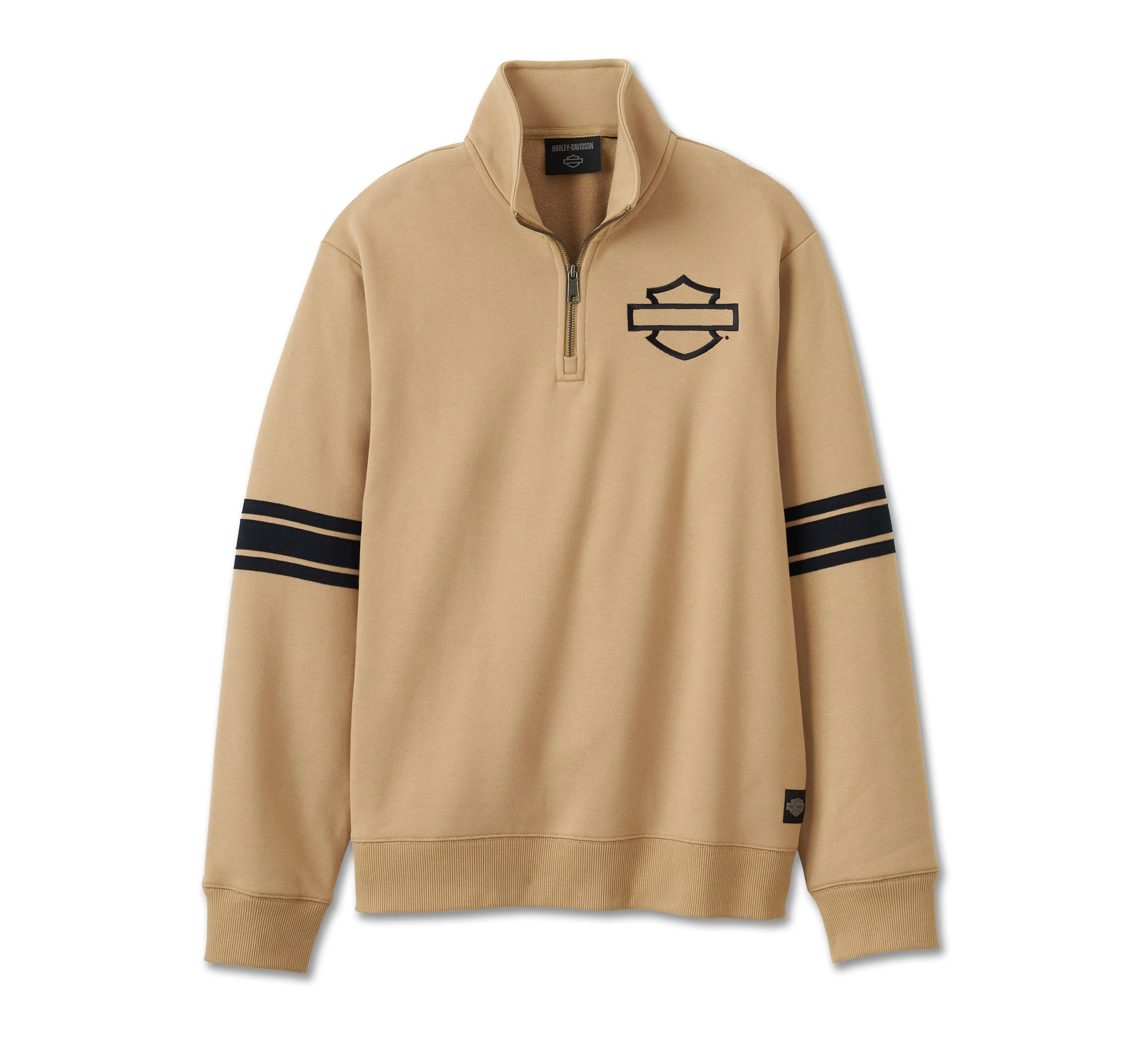 Bar & Shield 1/4 Zip Fleece - Tannin