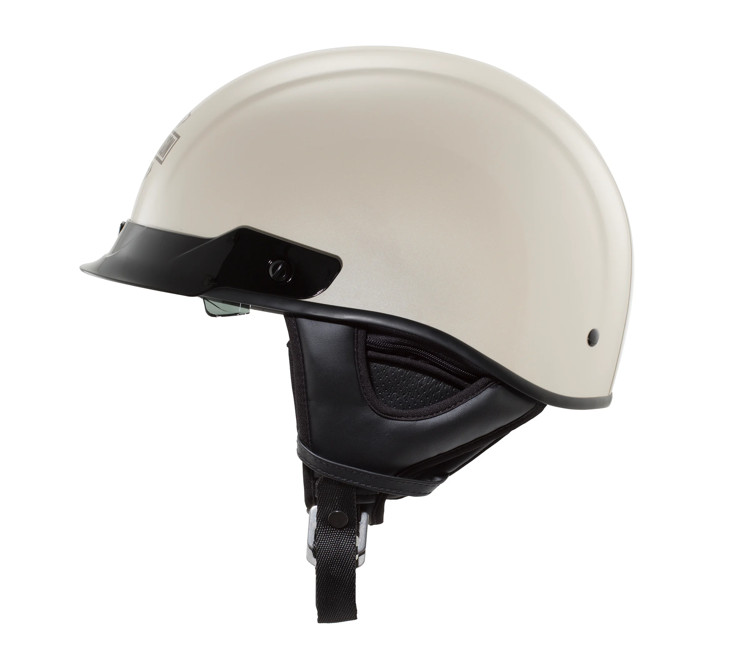 Busby Ultra-Light Sun Shield J03 1/2 Helmet - White Sand Pearl Gloss