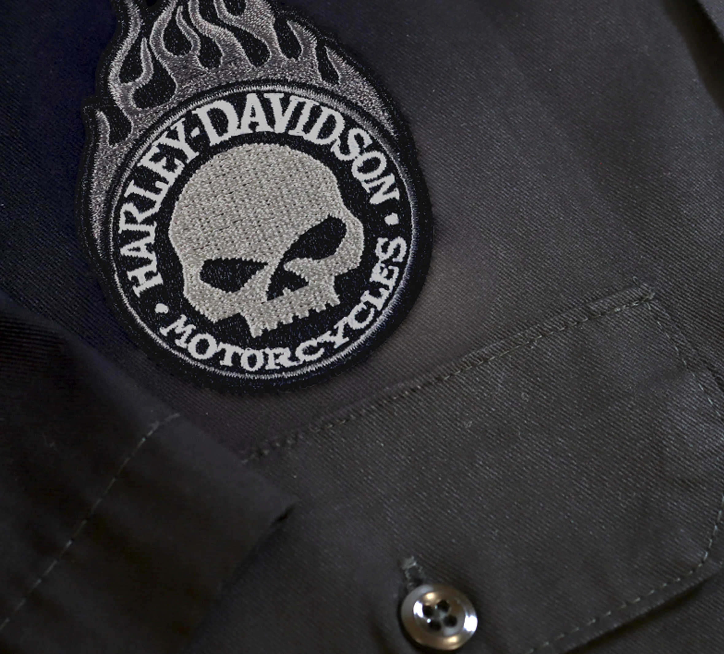 3" Willie Flame Patch