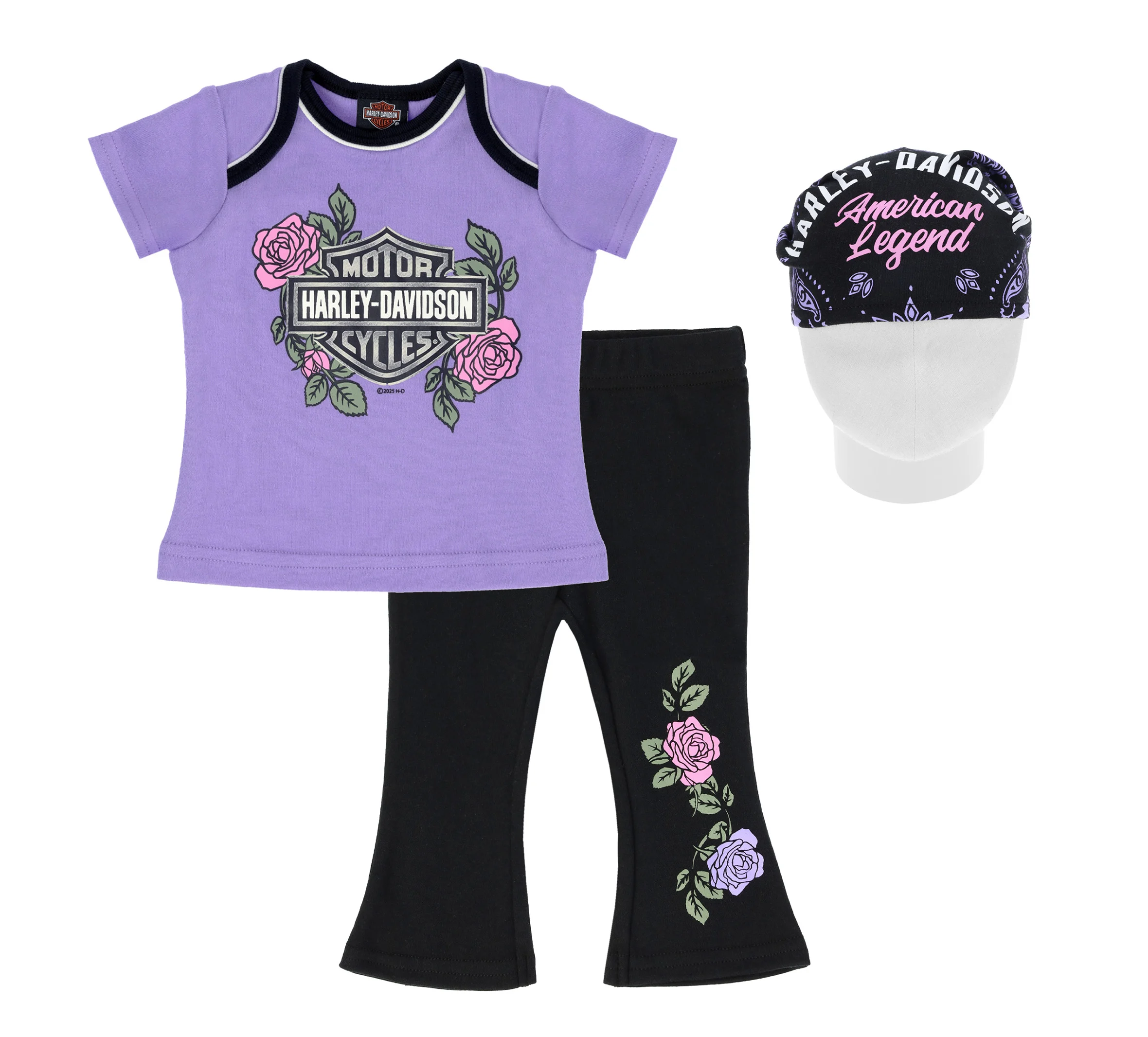 Infant Girls 3 Piece Interlock Hanging Gift Set