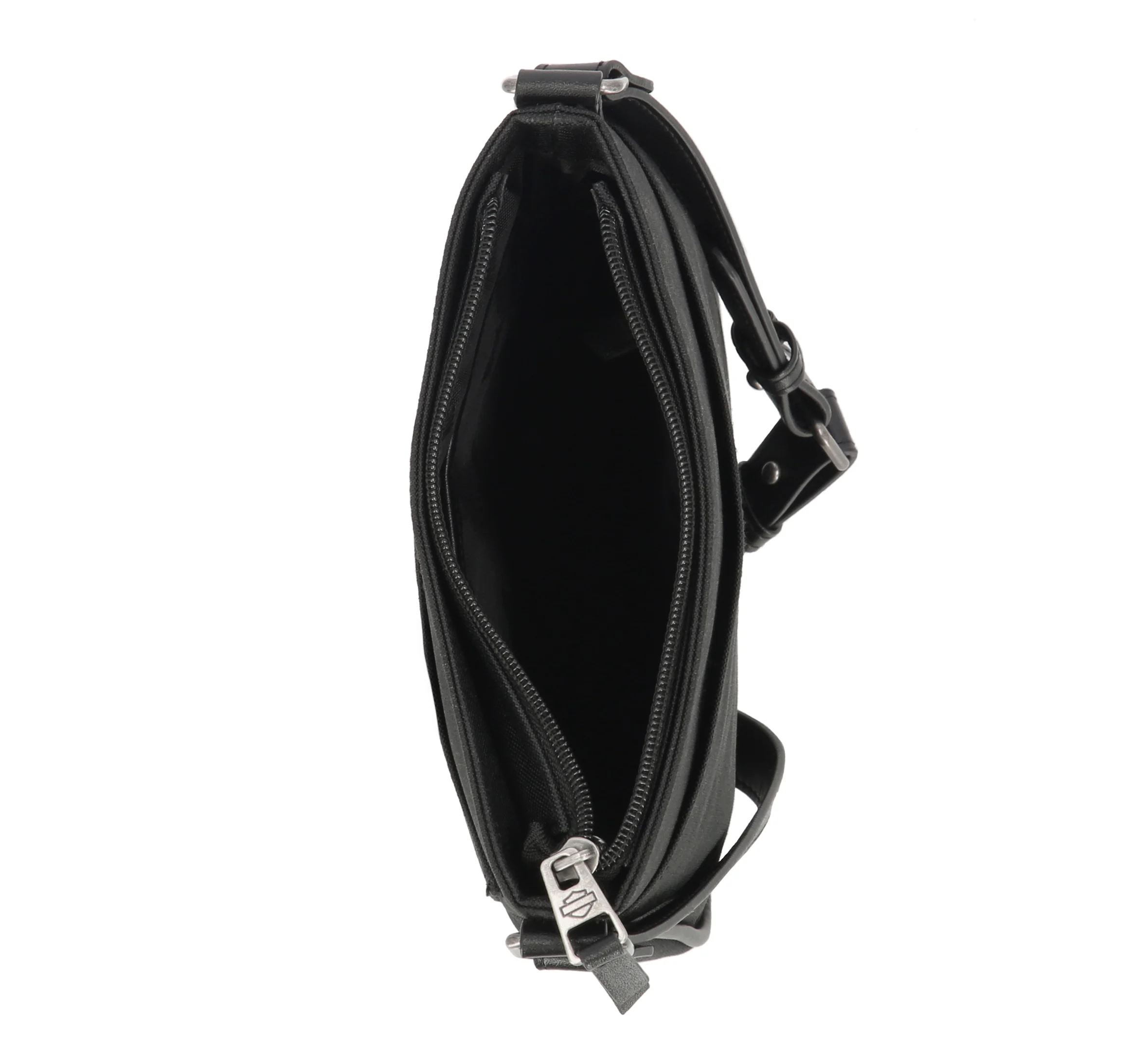 Bar & Shield Rhinestone Crossbody Bag