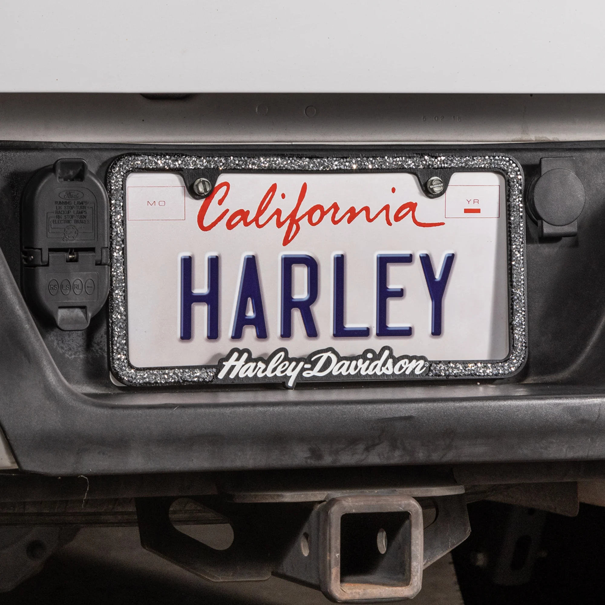 Crushed Gems with Script License Frame