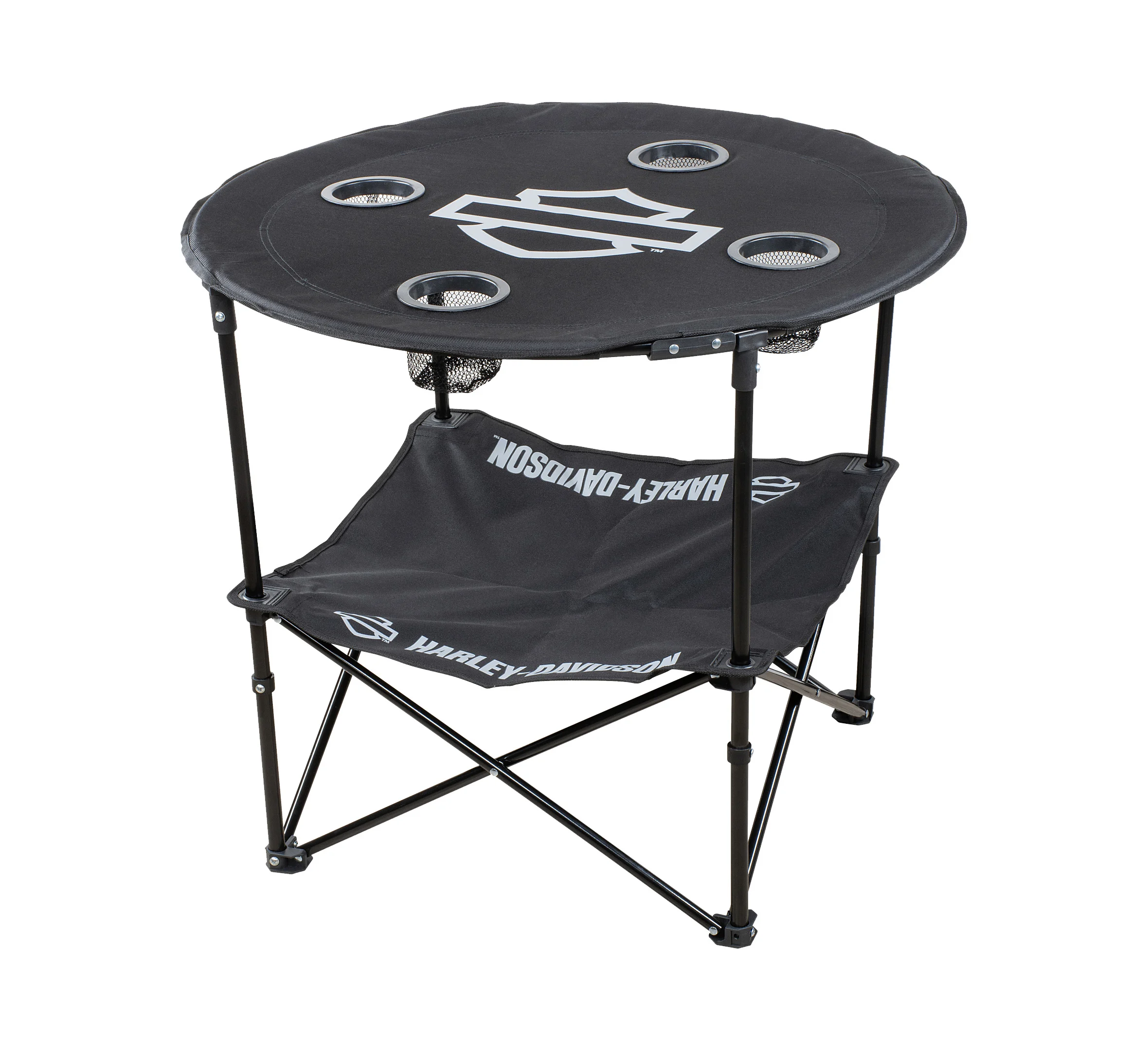 H-D Open Bar &Shield Folding Table