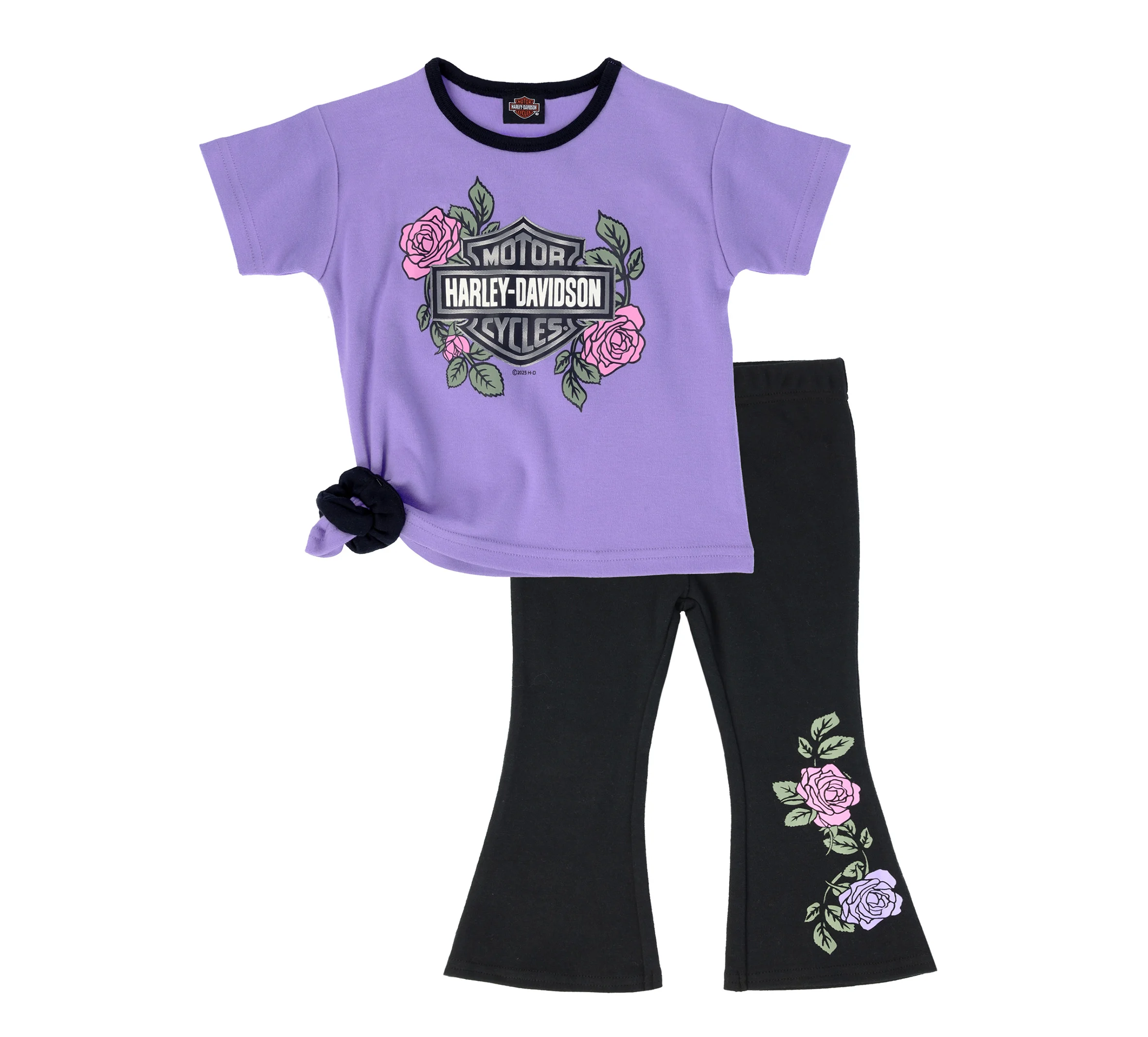 Infant Girls Knit Tee & Pant Set