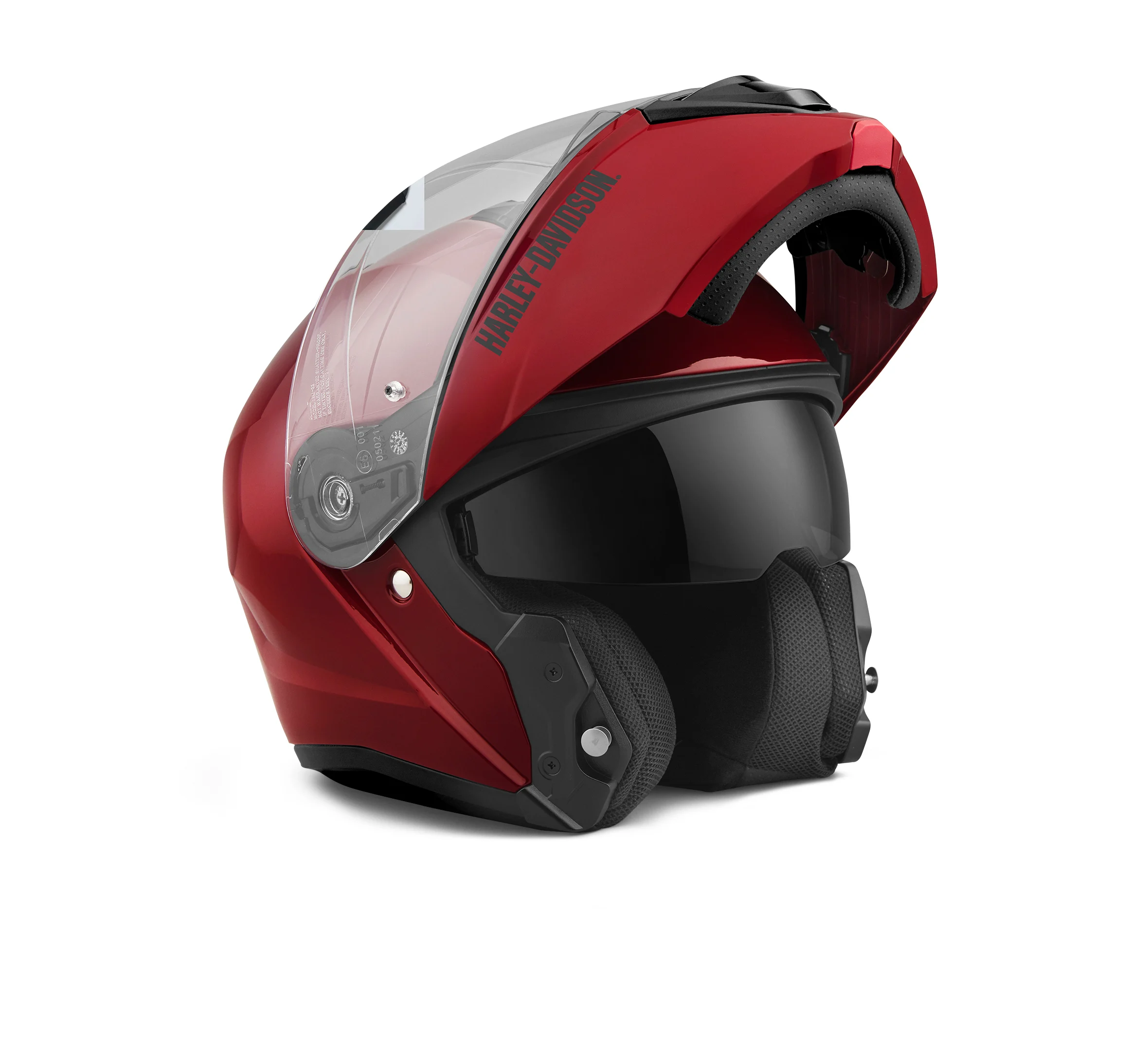 Capstone Sun Shield II H31 Modular Helmet - Billiard Red