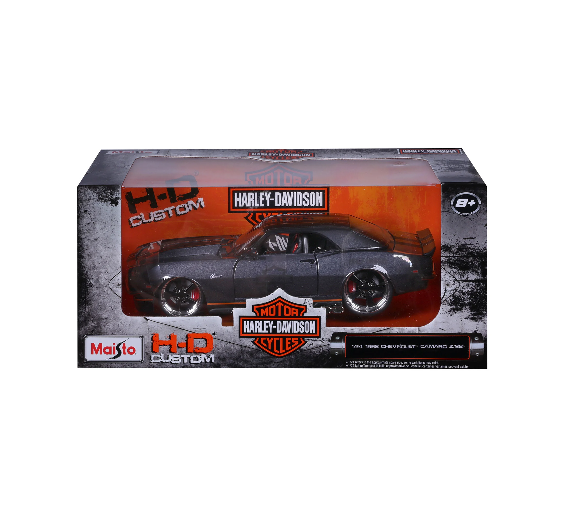 H-D 1:24 Scale Diecast Custom 1968 Chevrolet Camaro