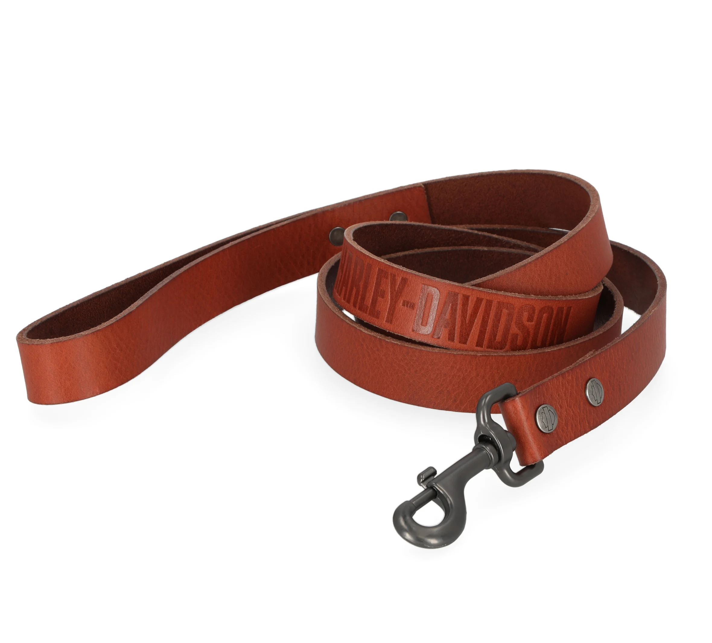 Leather Dog Leash Cognac - 5'
