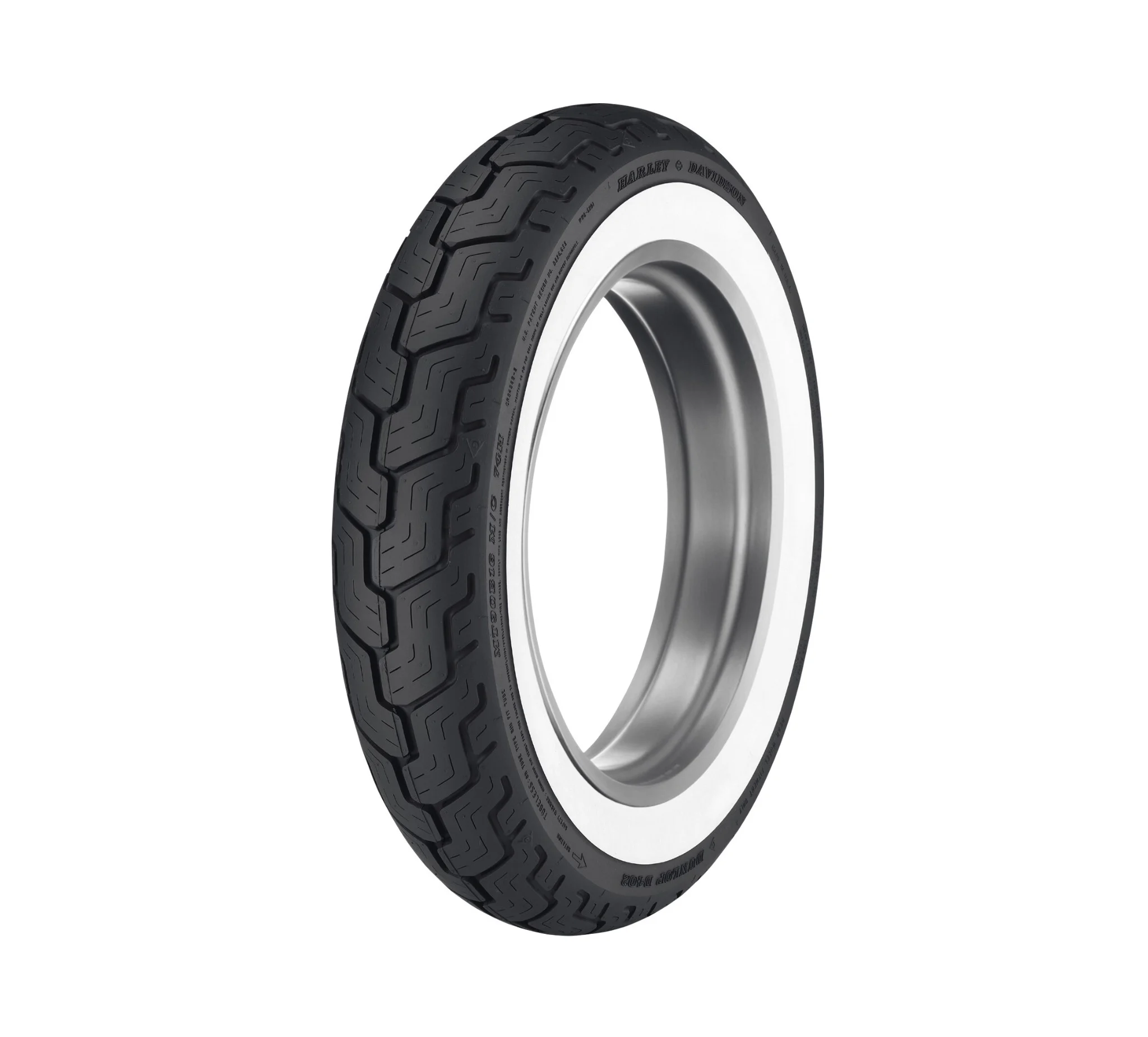 Dunlop Tire Series - D402 MU85B16 Wide Whitewall - 16 in. Rear