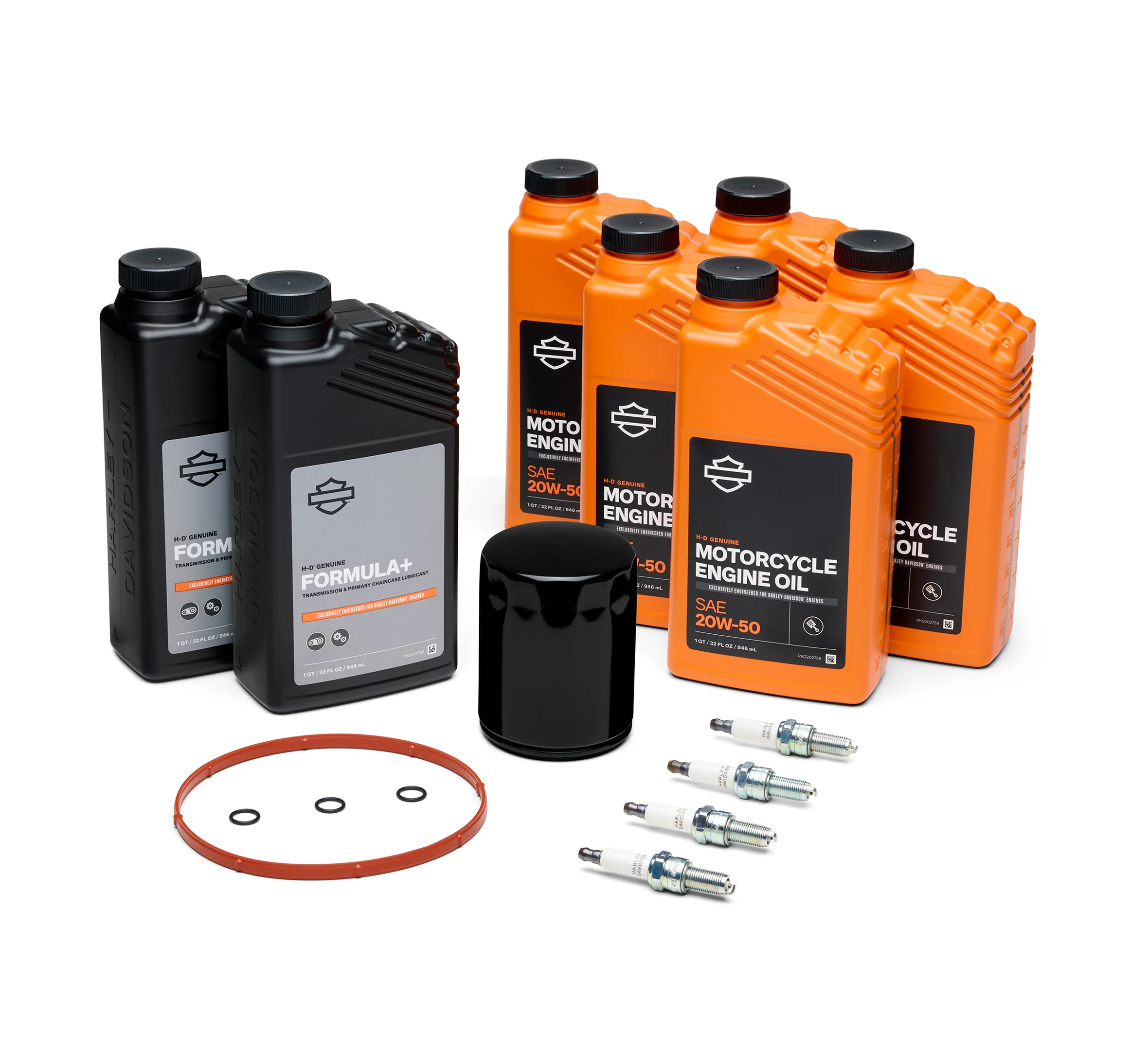 Milwaukee-Eight 20W50/Formula+ Tune Up Kit – Black Filter