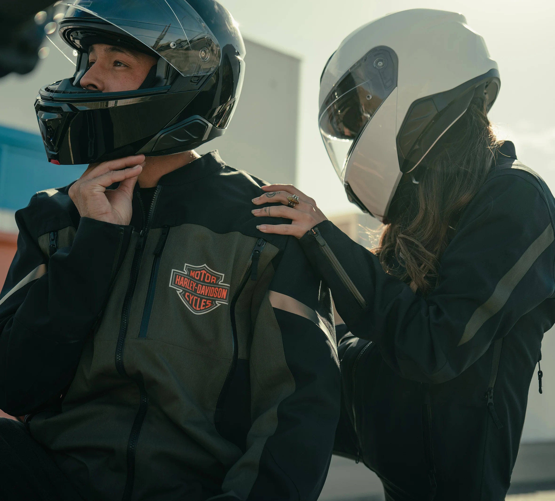 Men's H-D Waterproof Textile Riding Jacket