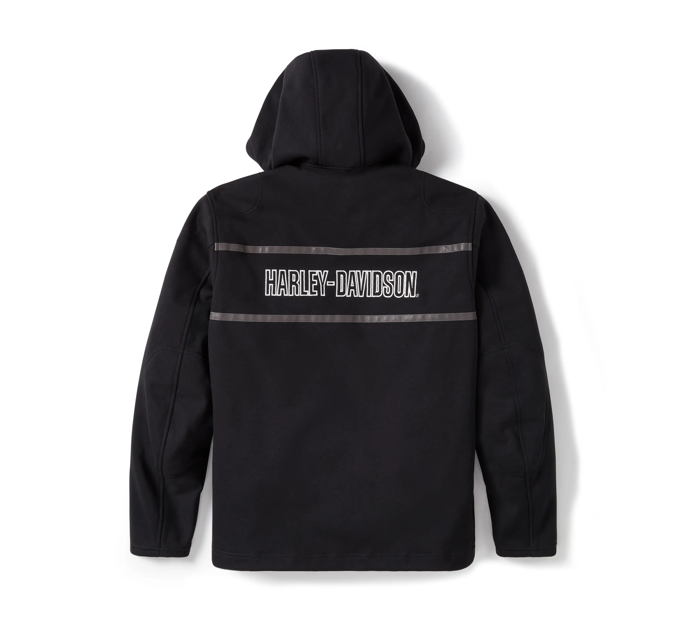 Men's H-D Trenton Deflector 2.0 Hooded Riding Fleece - Harley Black