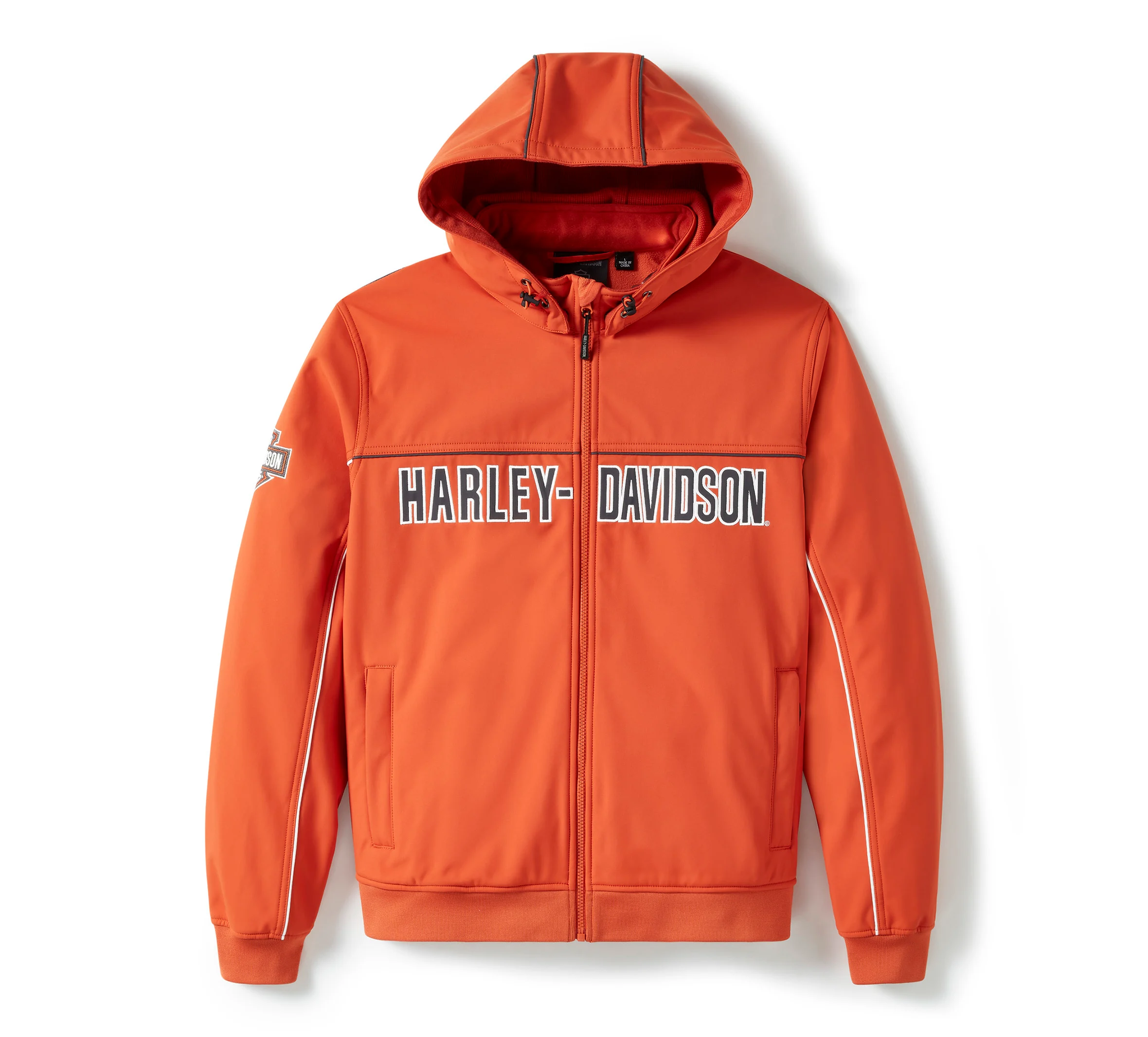 Men's Idyll Windproof Soft Shell Jacket - Vintage Orange