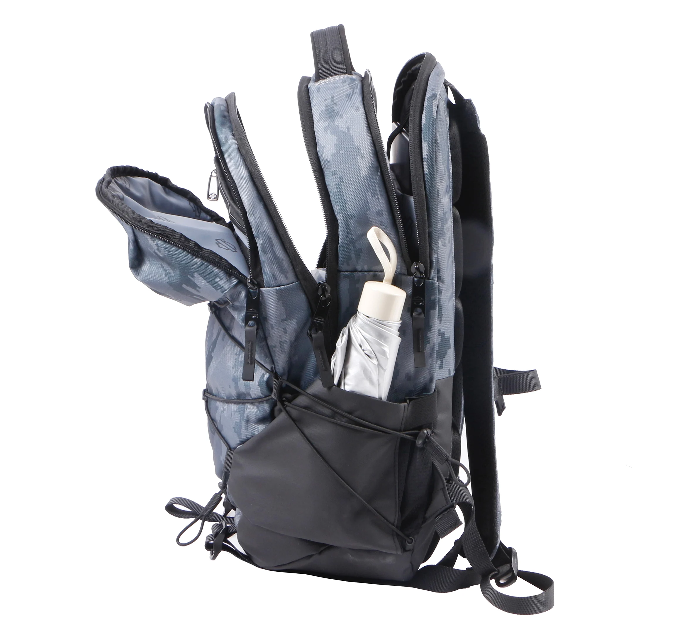 Racing Backpack - Charcoal Camo