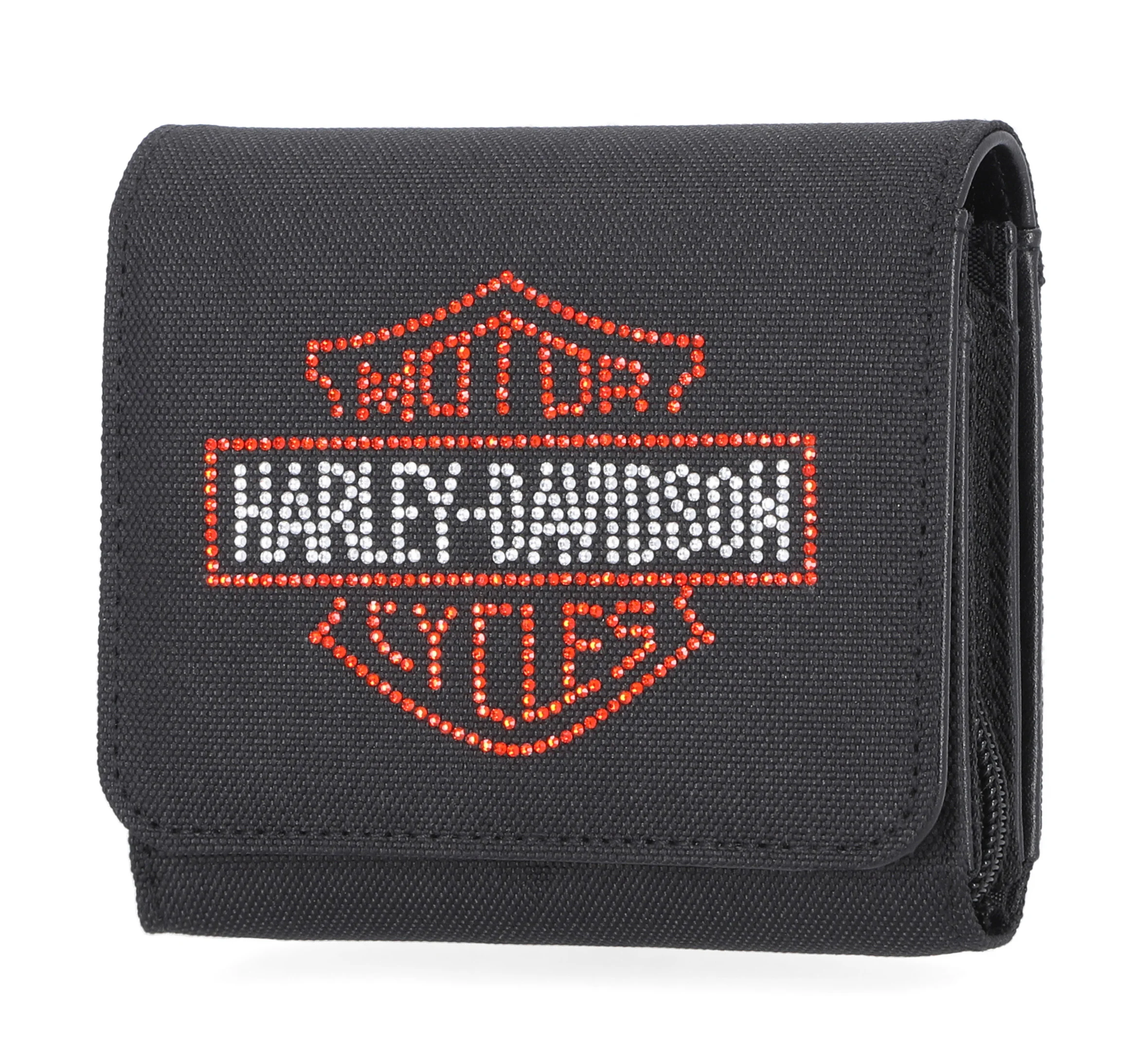 Bar & Shield Rhinestone Indexer Wallet