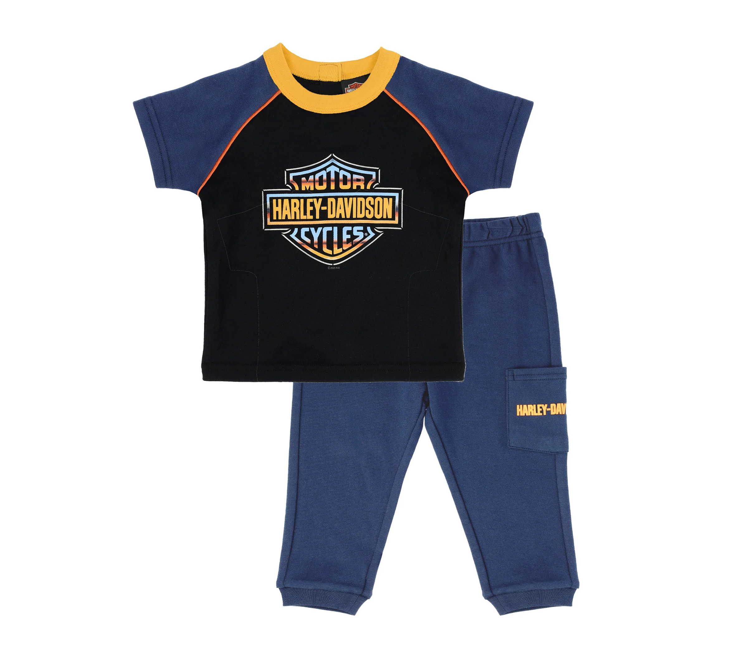 Toddler Boys Knit Tee & Pant Set