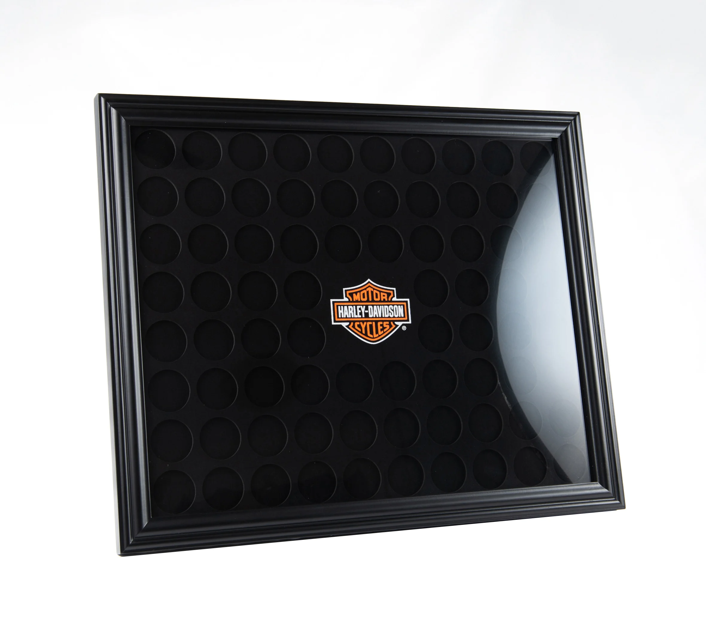 H-D Collector's Poker Chip Frame 76 Ct.