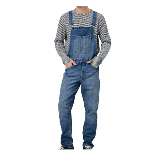 ?rgang Overall i denim til Herrer