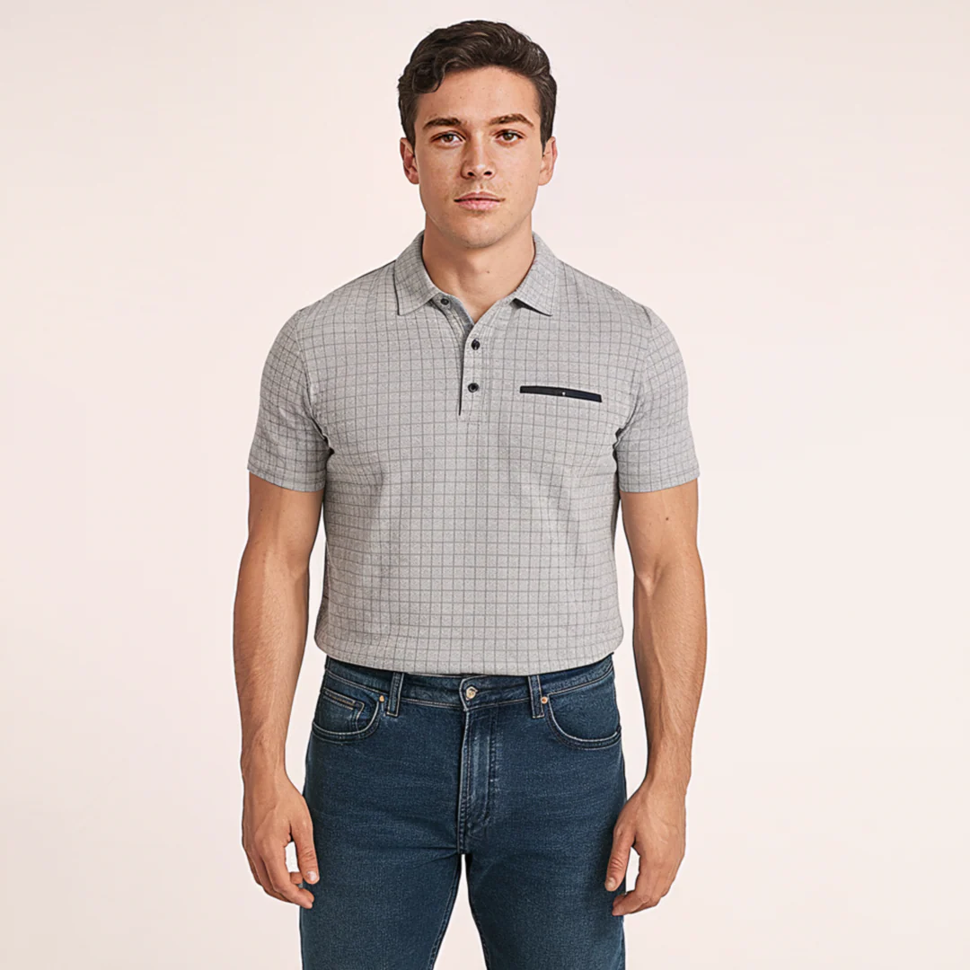 Klassisk Andbar Poloshirt til M?nd
