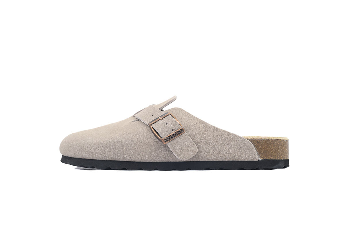 Birkenstock Boston Soft Footbed Grey Reps