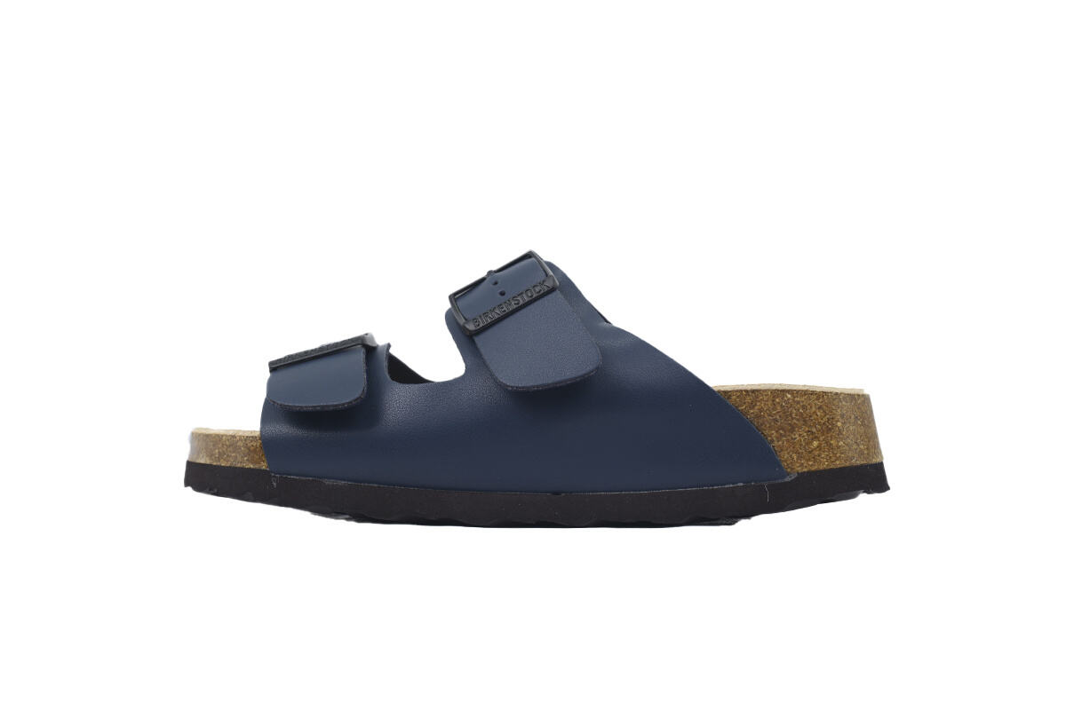 Birkenstock Boston Soft Footbed Blue Leather Surface Reps
